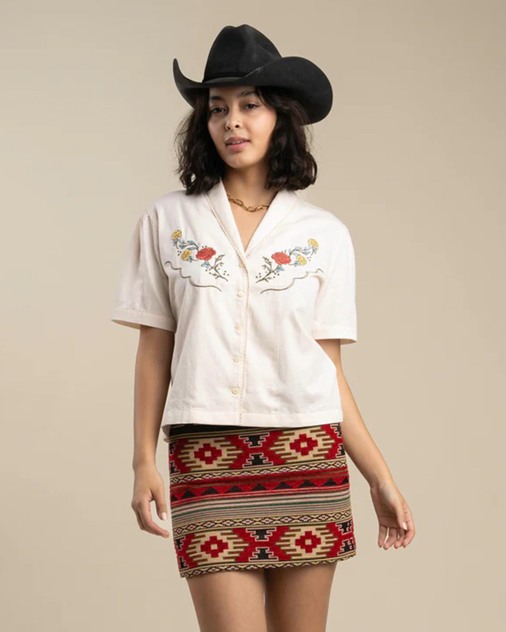 Sendero Provisions Co. Women's Prairie Rose Lace Blouse - White
