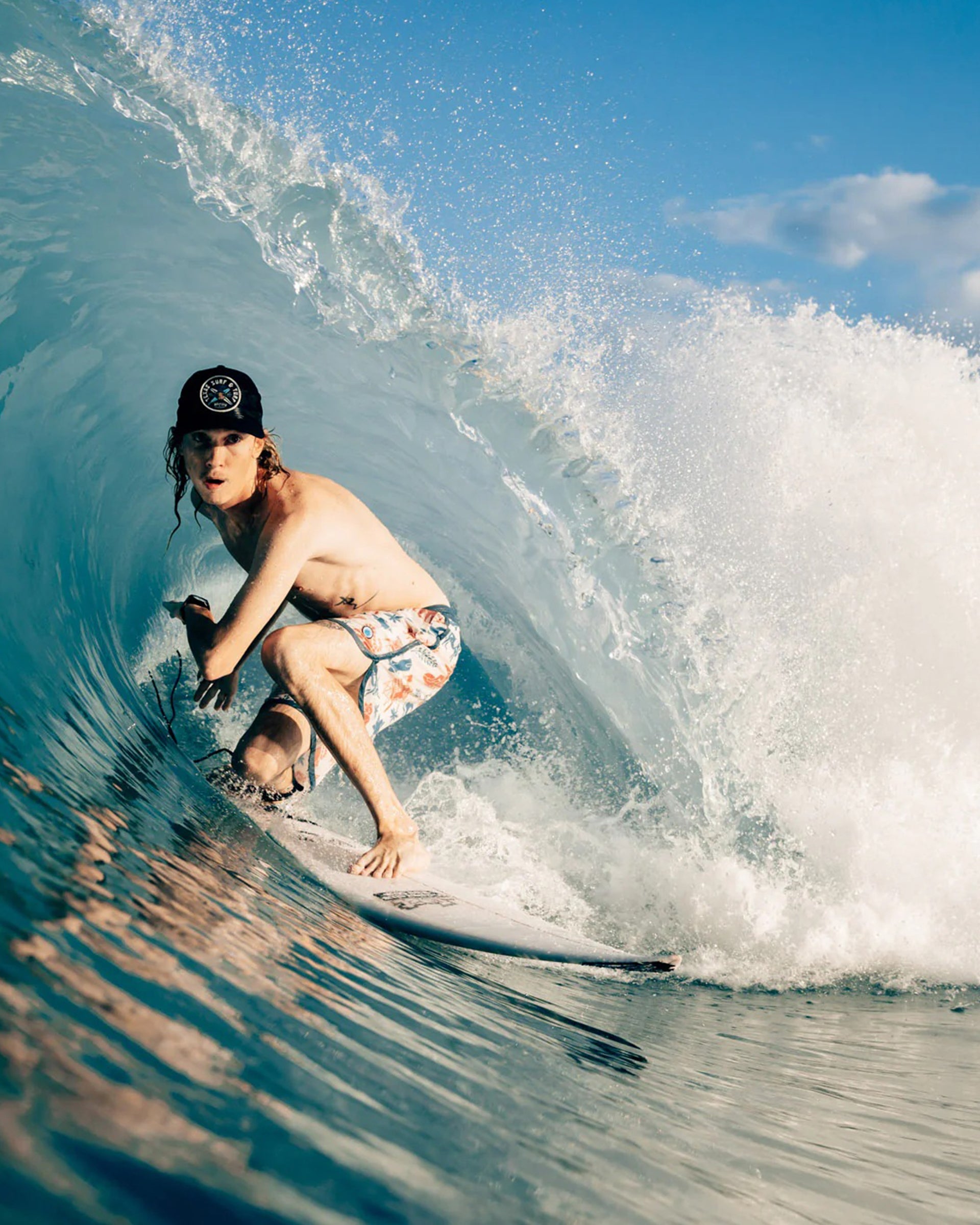 Sendero Provisions Co. x Waco Surf Point Bar Boardshorts - Texas Surf