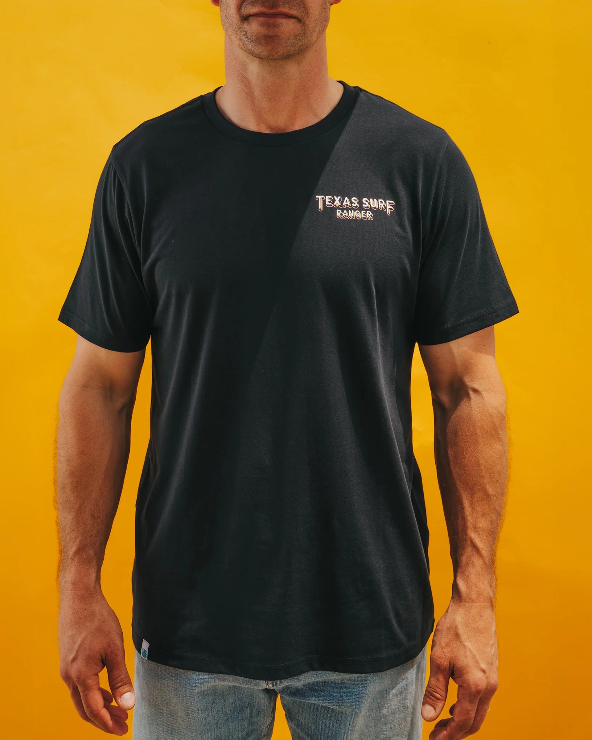 Sendero Provisions Co. x Waco Surf Texas Surf Ranger Short Sleeve T-Shirt - Black