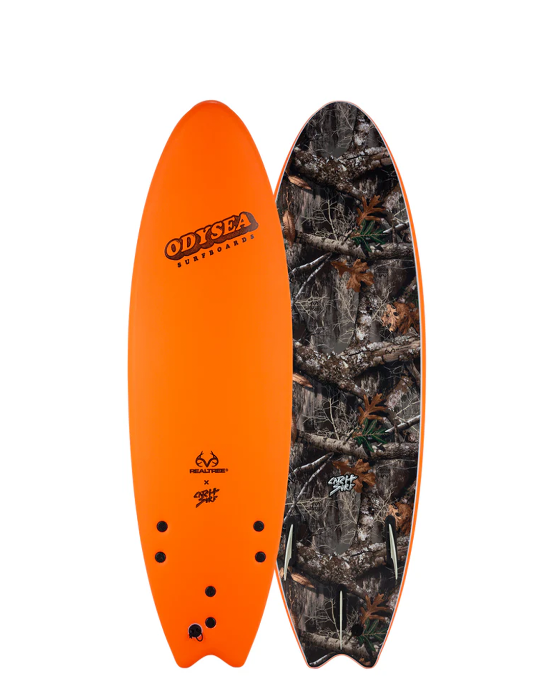 Catch Surf Skipper (Tri Fin) 6'0 x Realtree Edition- Orange / Realtree Edge
