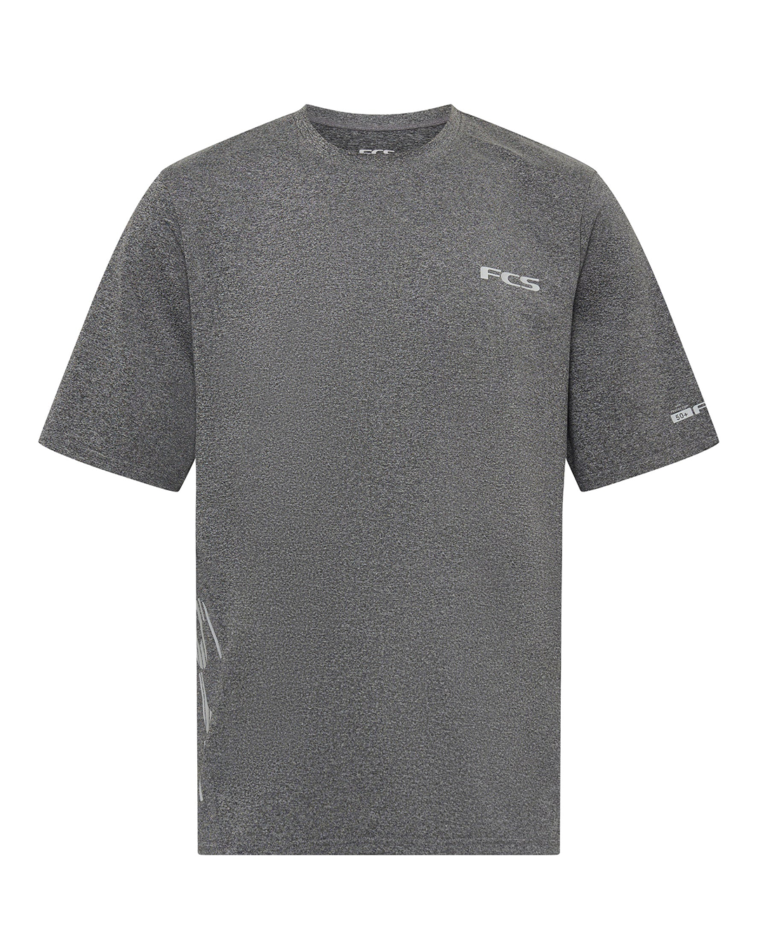 Men's Short Sleeve UV Surf Tee- Heather Grey