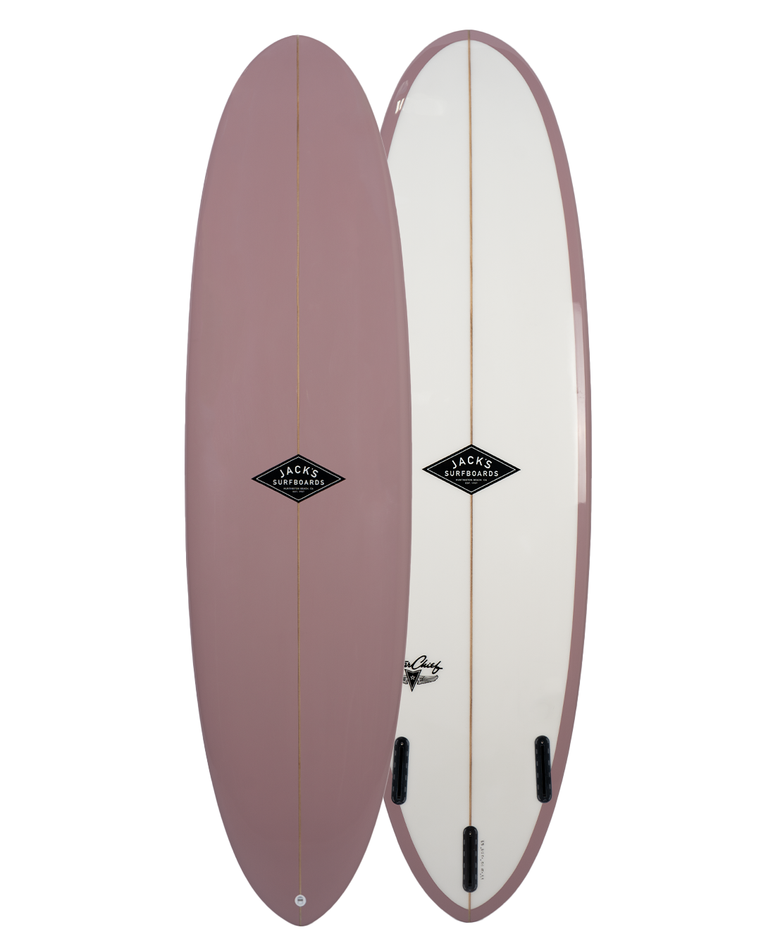 6'11 Starchief Pin- White / Rose