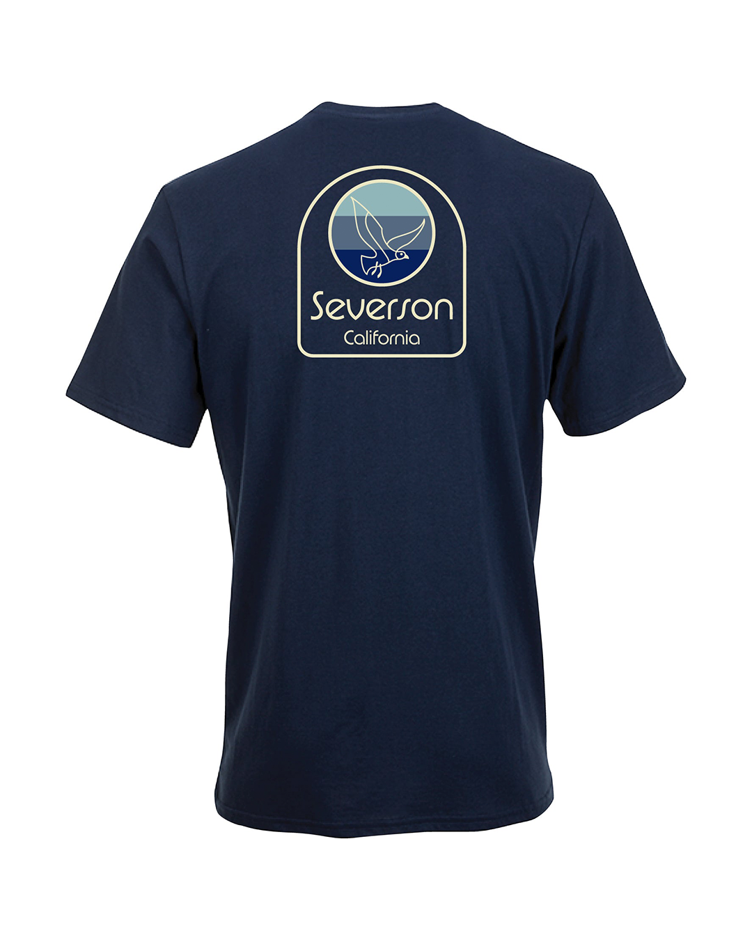 Severson Originals Men's Sunset Short Sleeve T-Shirt-Navy