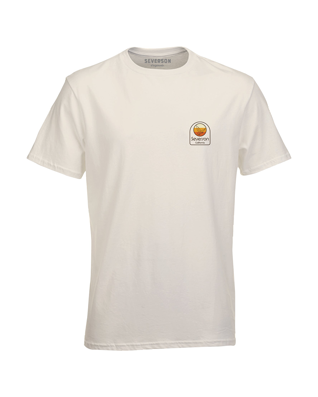 Severson Originals Men's Sunset Short Sleeve T-Shirt-Vintage White