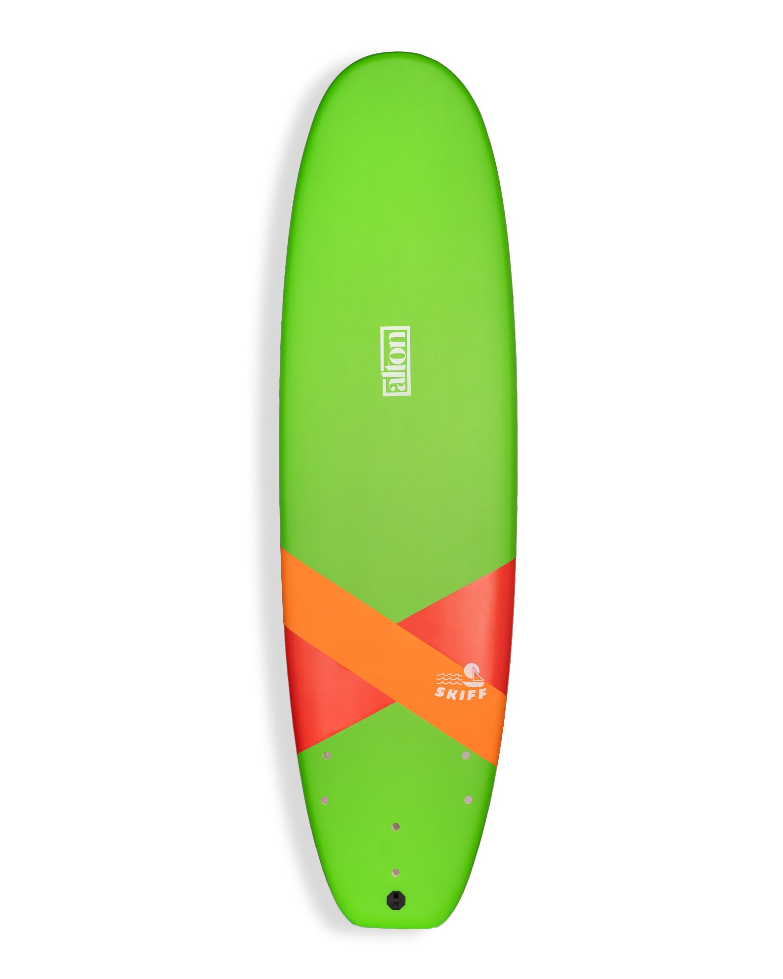 Skiff Softboard 6'6 - Green/Red/Orange