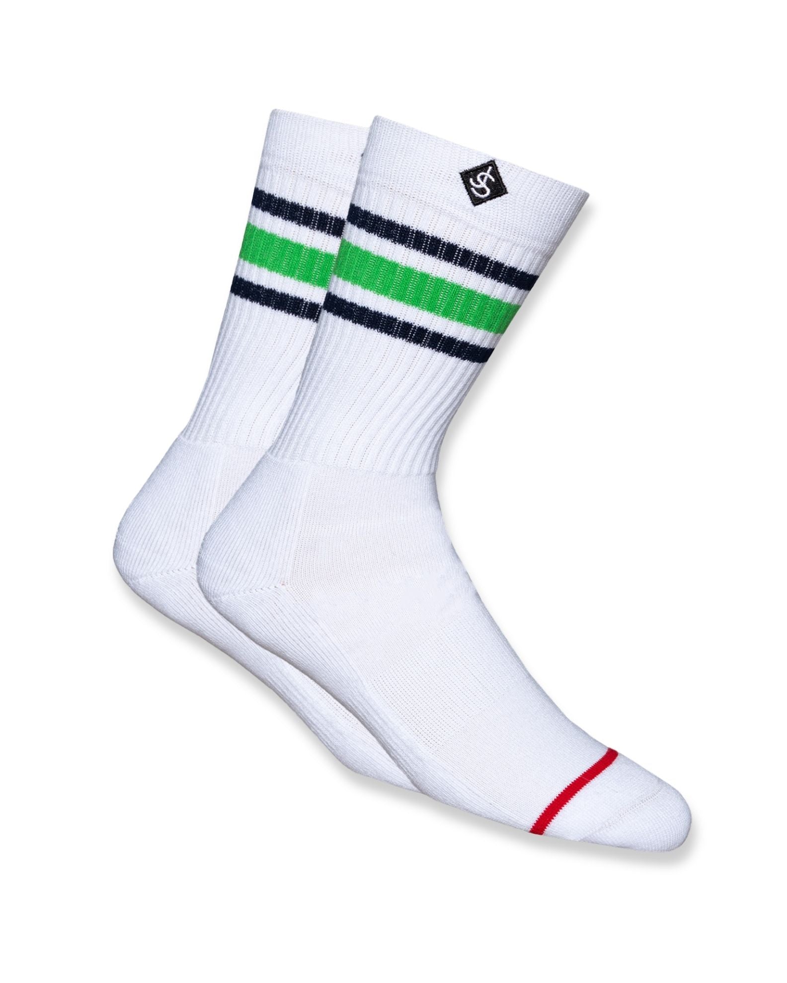 Jack's Men Socks - White/Navy/Green/Red