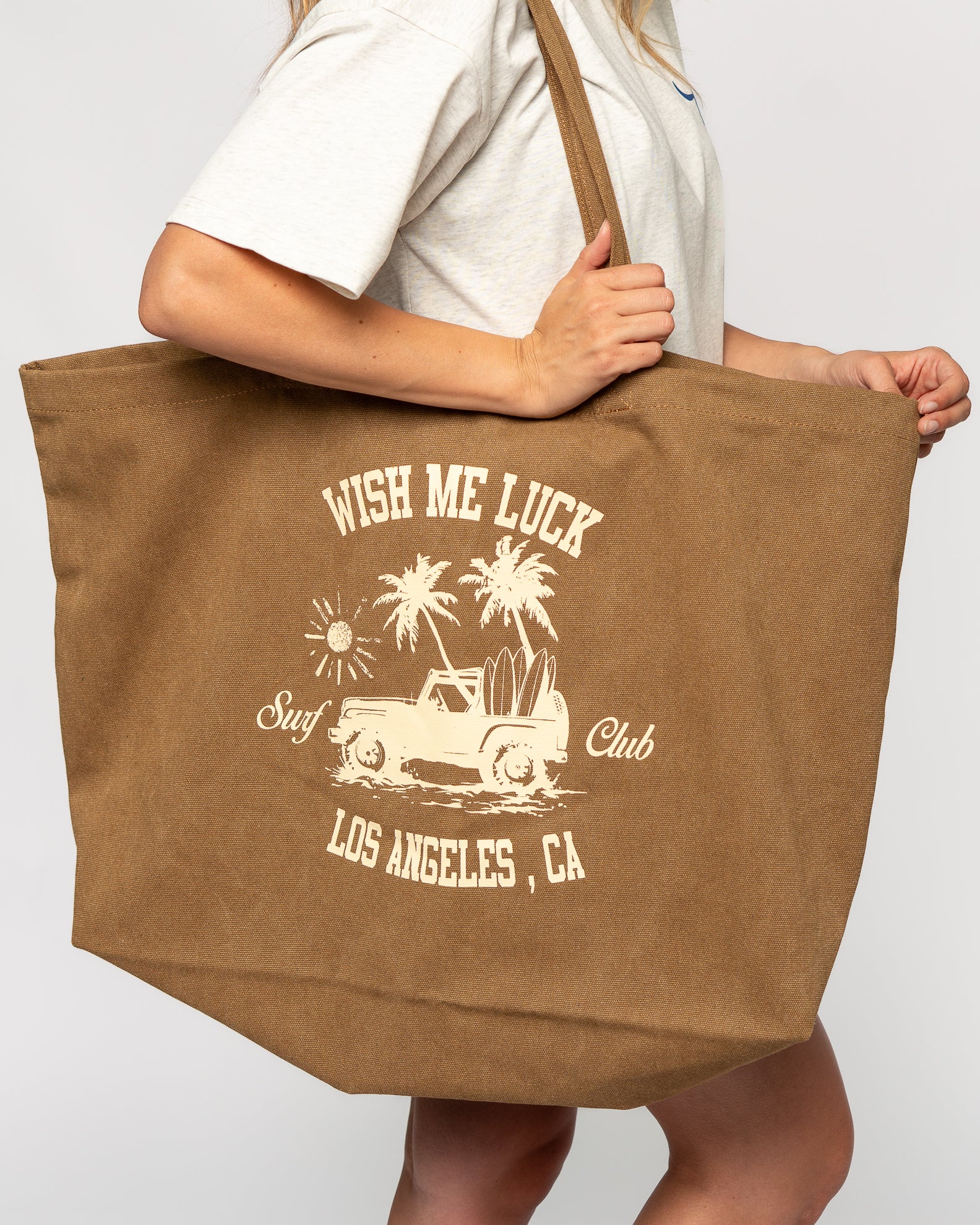 Sunny Ride Tote Bag - Brown