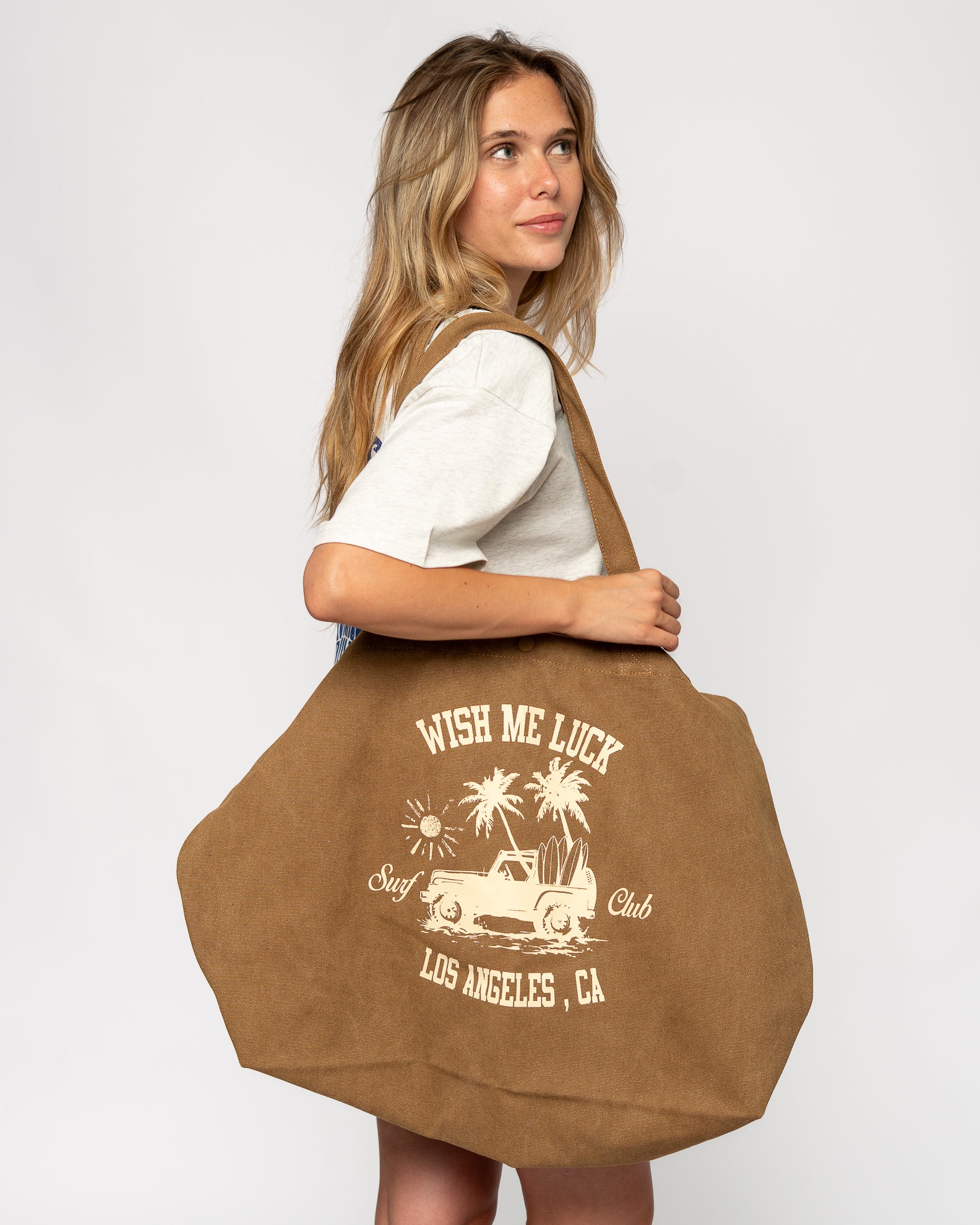 Sunny Ride Tote Bag - Brown