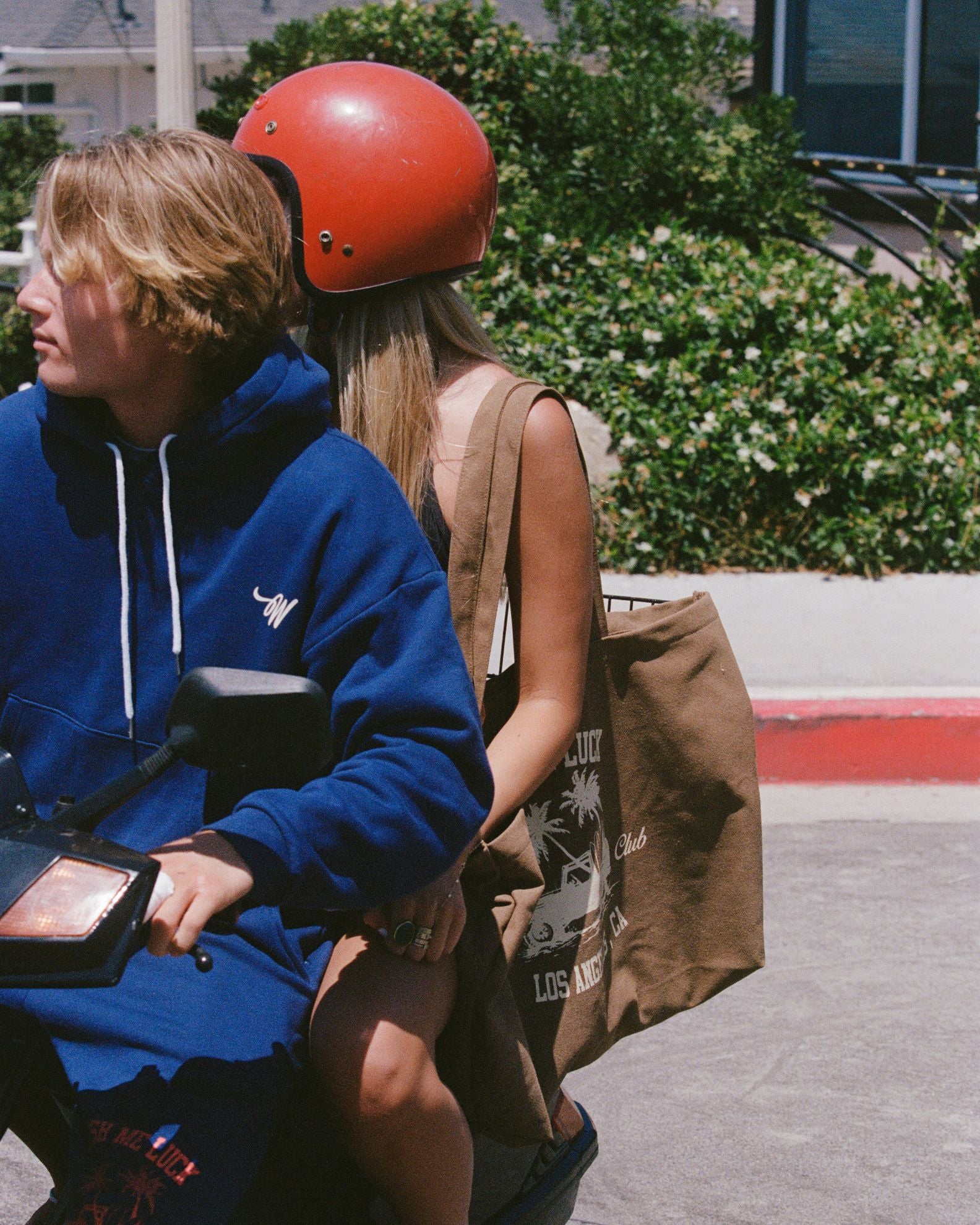 Sunny Ride Tote Bag - Brown