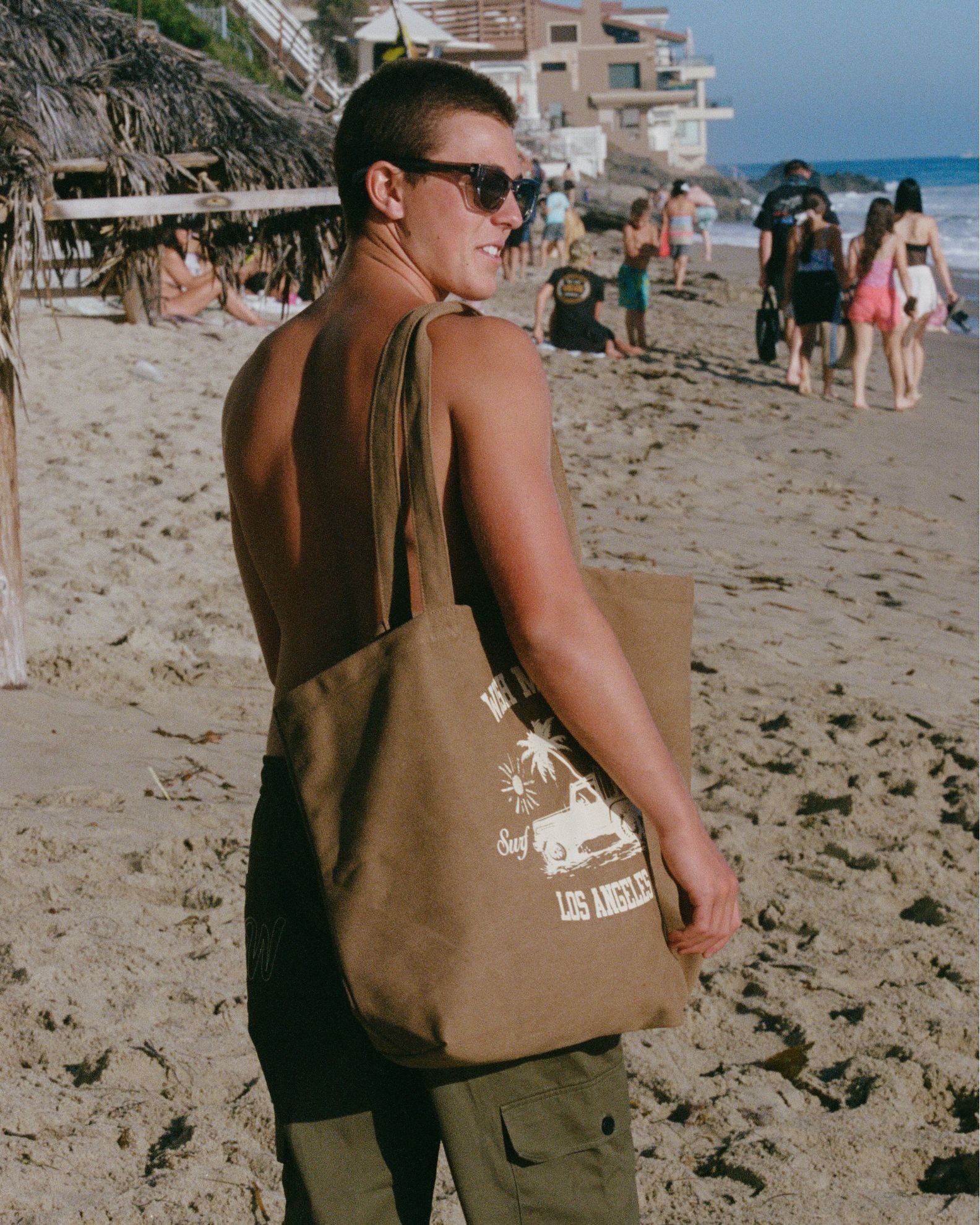 Sunny Ride Tote Bag - Brown