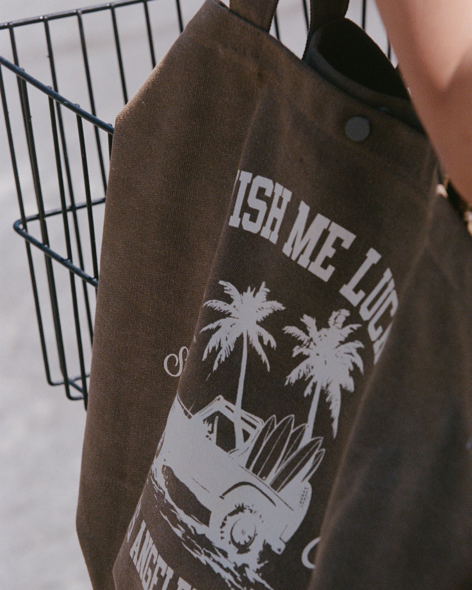 Sunny Ride Tote Bag - Brown