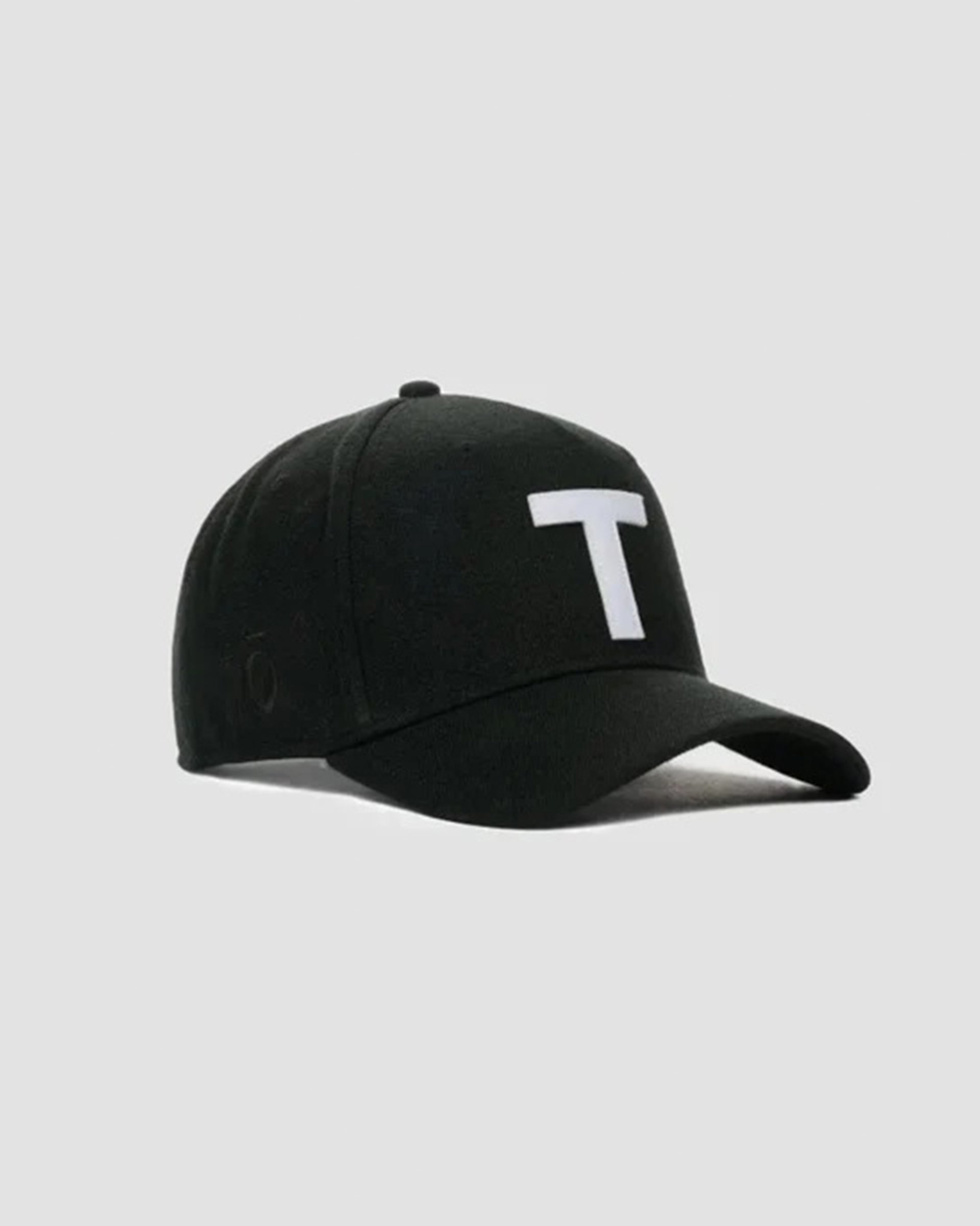 Tenore Logo Applique Stadium Snapback Hat - Black