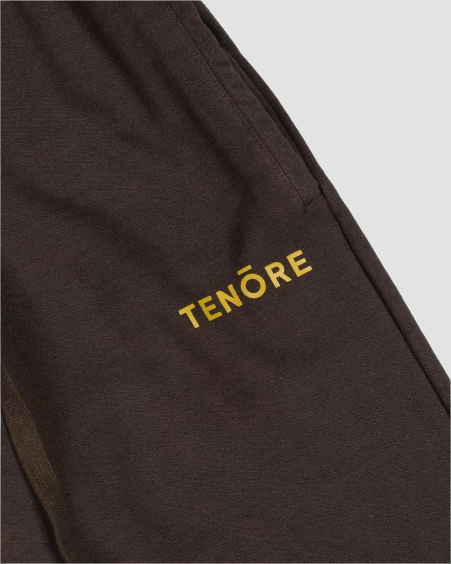 Tenore Logo Fleece Sweatpant - Bark