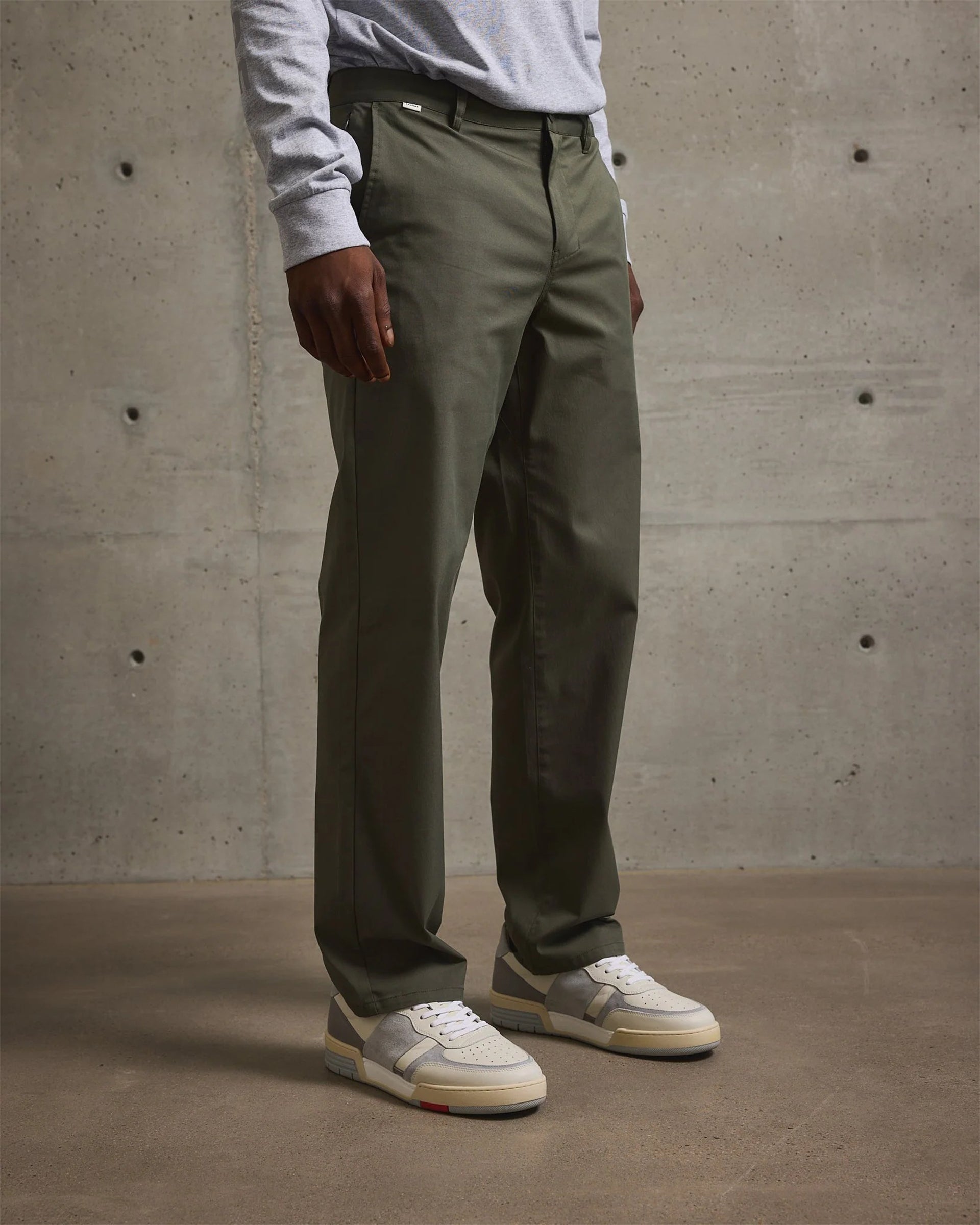 Tenore Twill Chino Pant - Olive