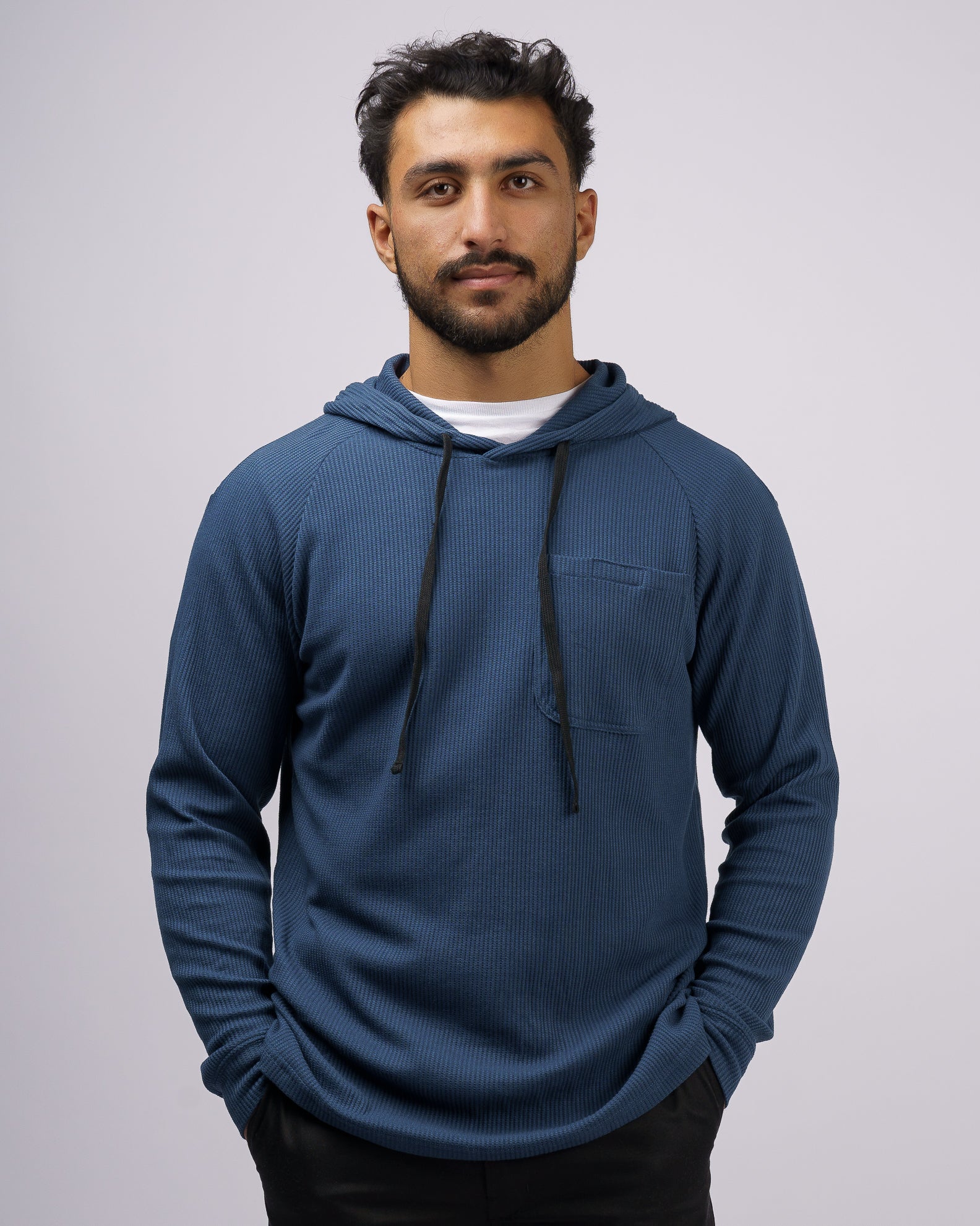 Tahoe Hooded Waffle Knit