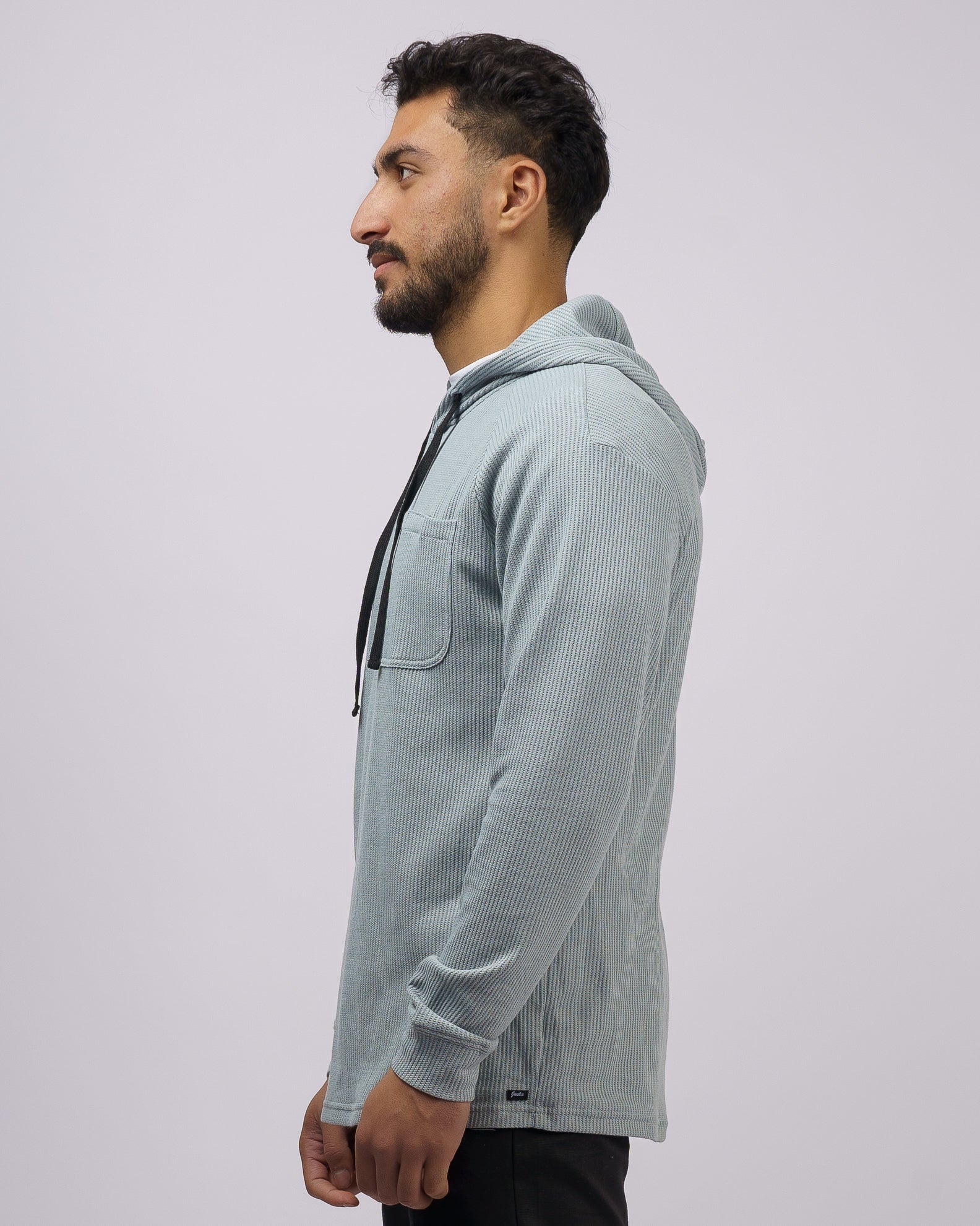 Tahoe Hooded Waffle Knit