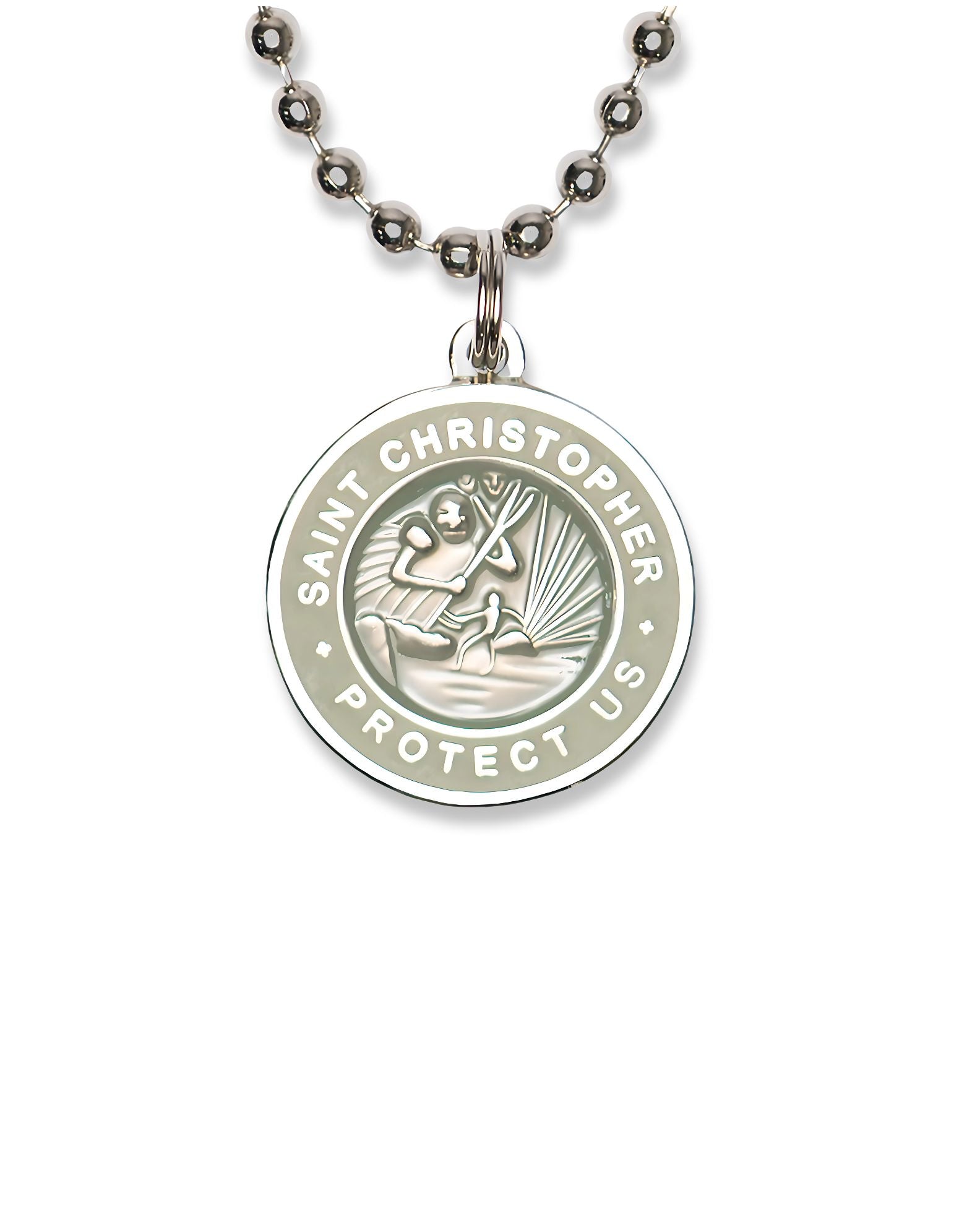 Jack's St. Christopher Necklace - Thyme/ Basil