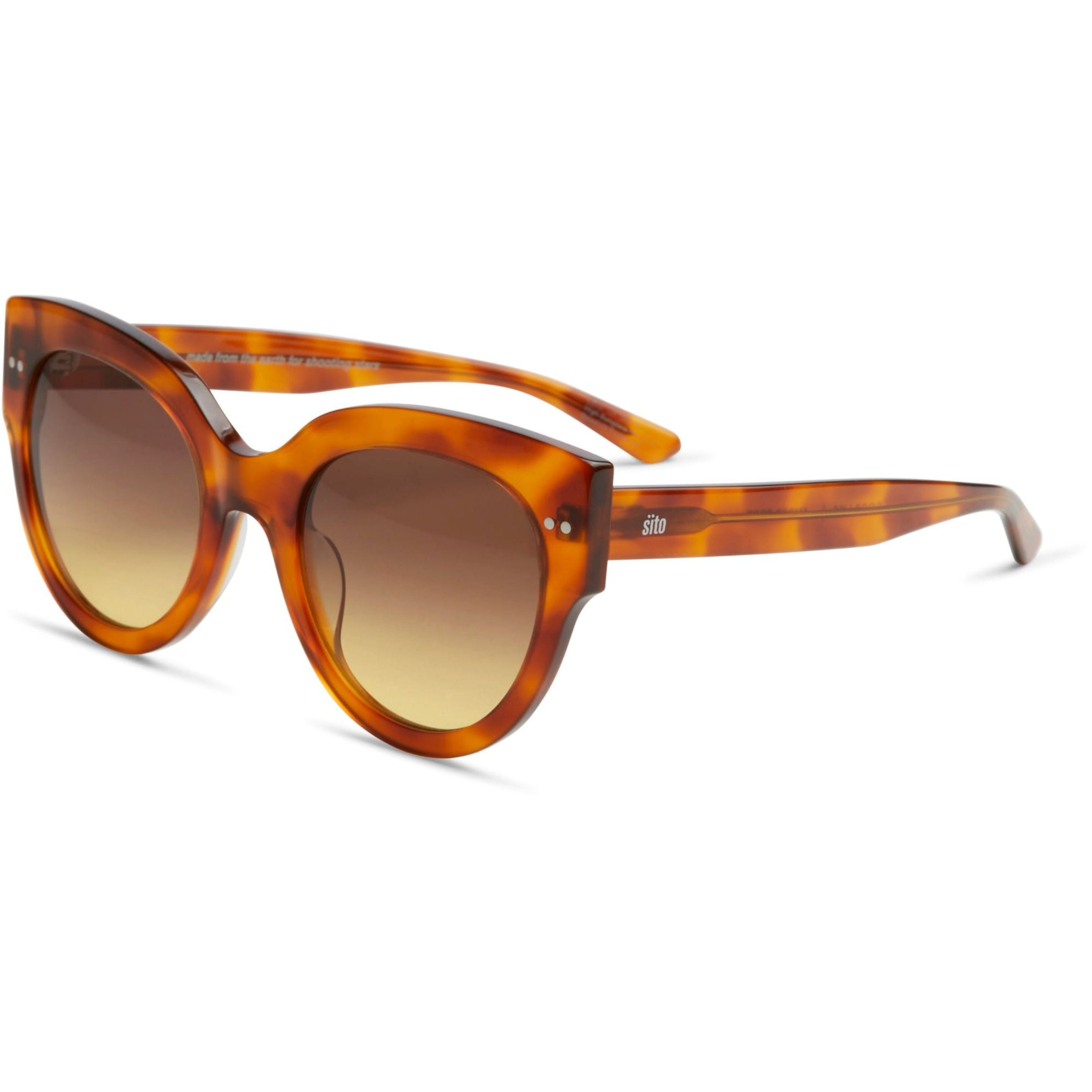 Sito Shades Women's GOOD LIFE Sunglasses - Amber Tort 