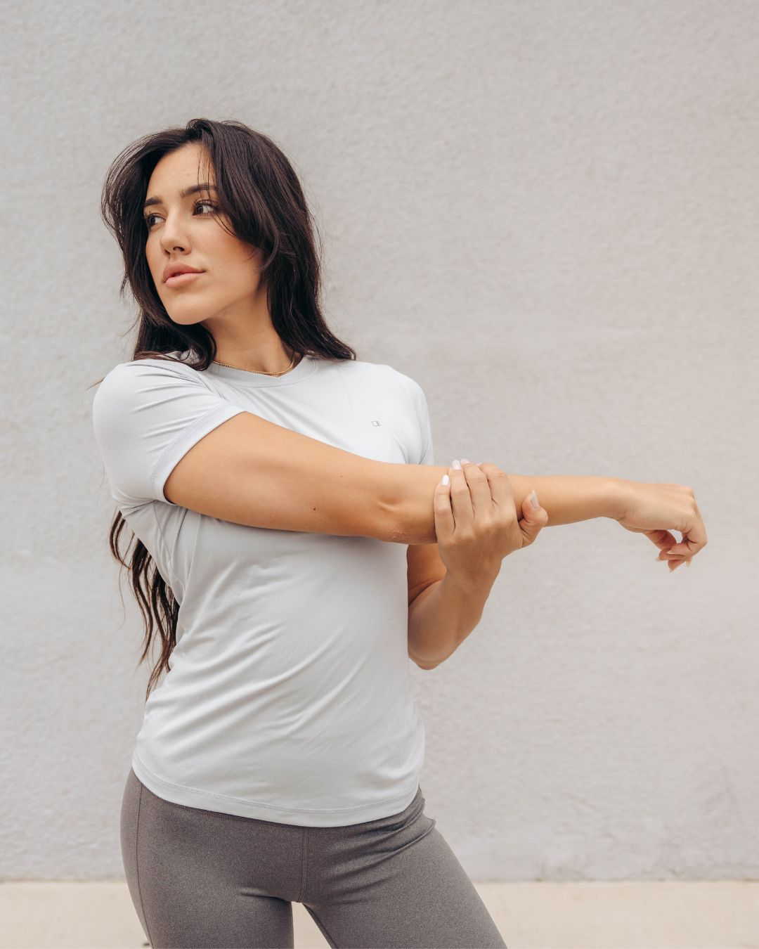 Malibu Athletic S/S T-Shirt - Heather White