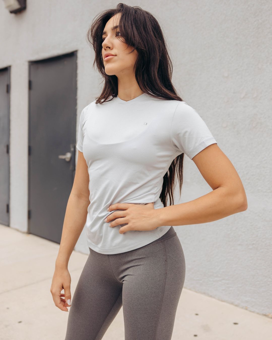 Malibu Athletic S/S T-Shirt - Heather White