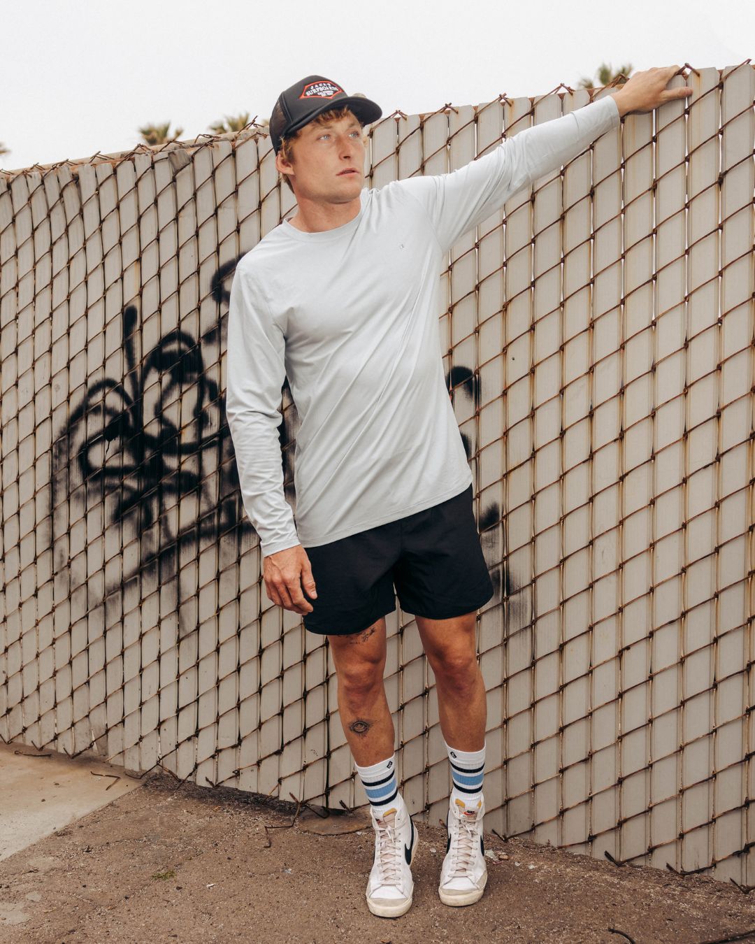 Antix L/S Tee - Heather White