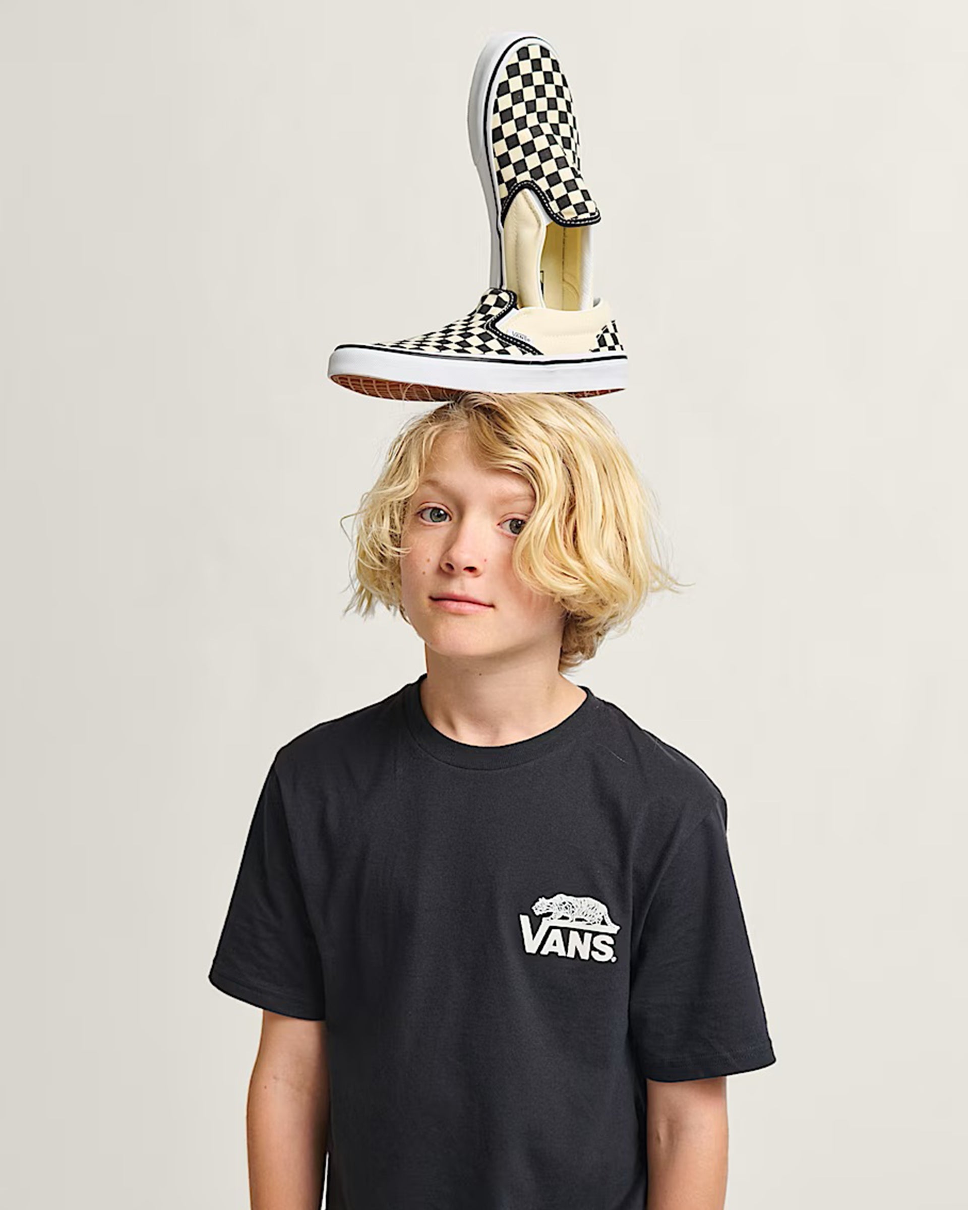Vans Kids Classic Slip-On Shoe - Checkerboard