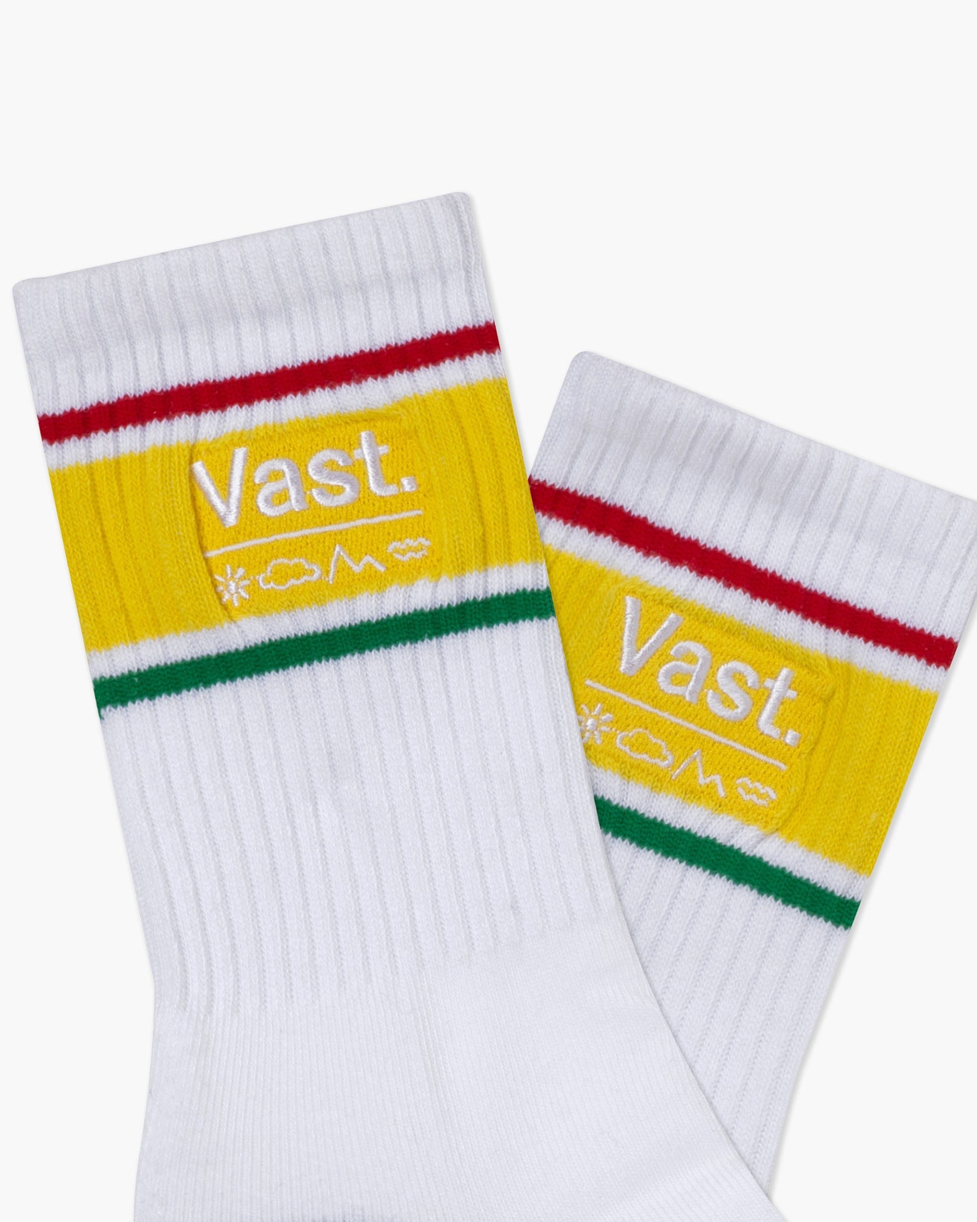 Three Stripe Socks 2 - White