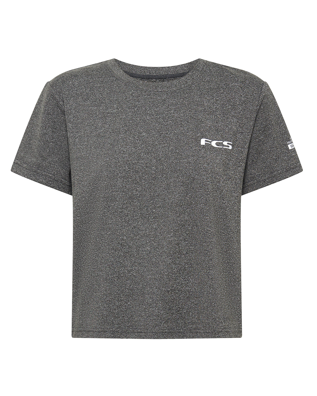 FCS Women's Short Sleeve UV Surf Tee- Heather Grey