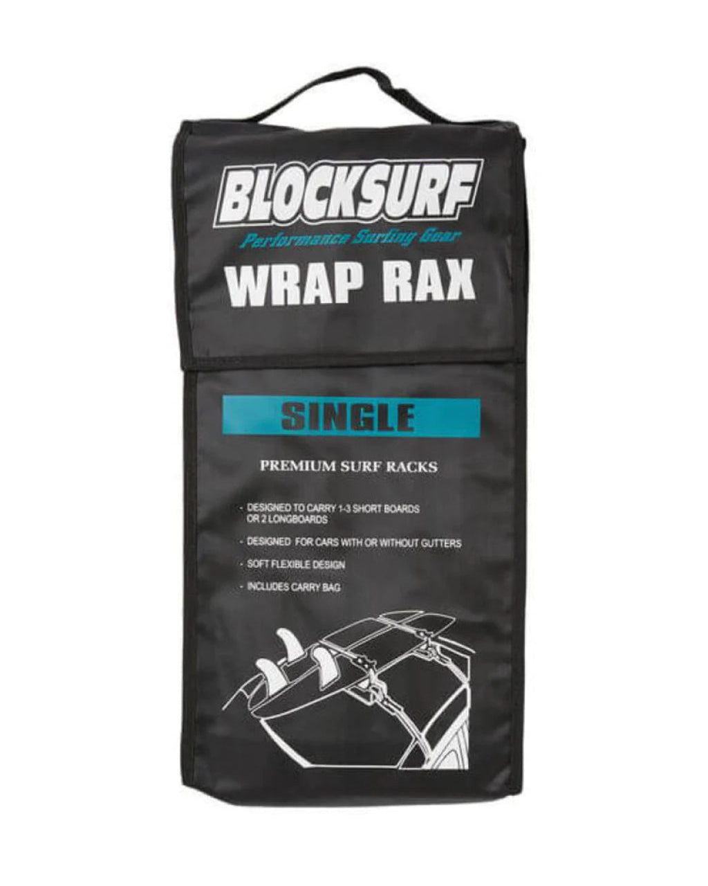Blocksurf Wrap Rax Single Surf Rack