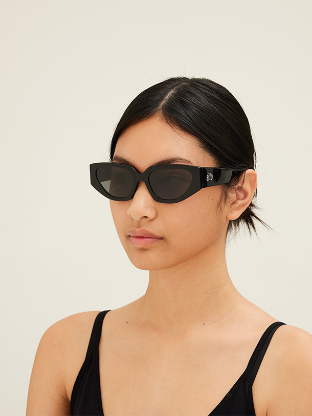 Sito Shades Unisex AXIS Sunglasses - Black / Iron Grey Polar 