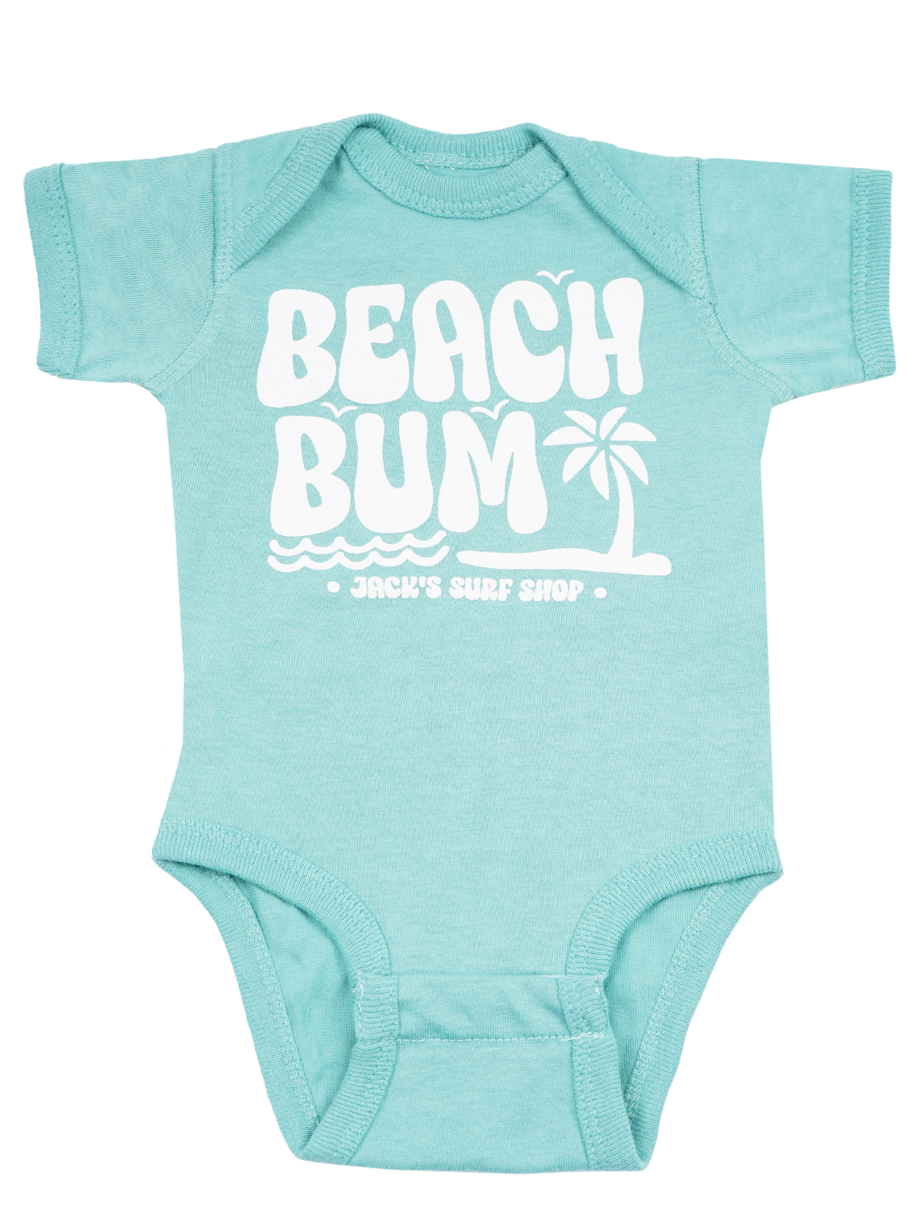 Jack's Infant (NB-12M) Beach Bum Onesie- salt 