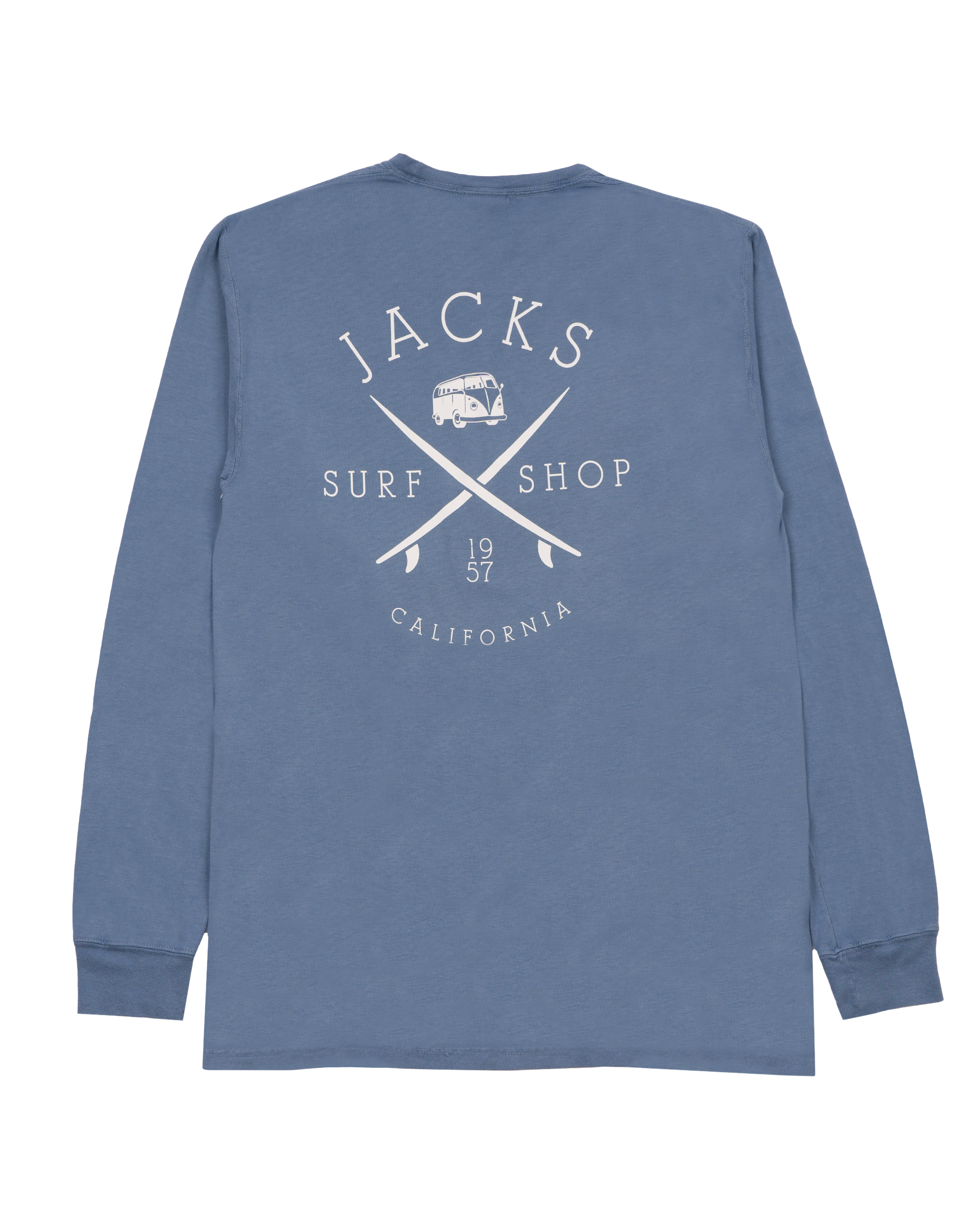Jack's Surfboard Bus Stop Pigment Long Sleeve Tee - Salt Water