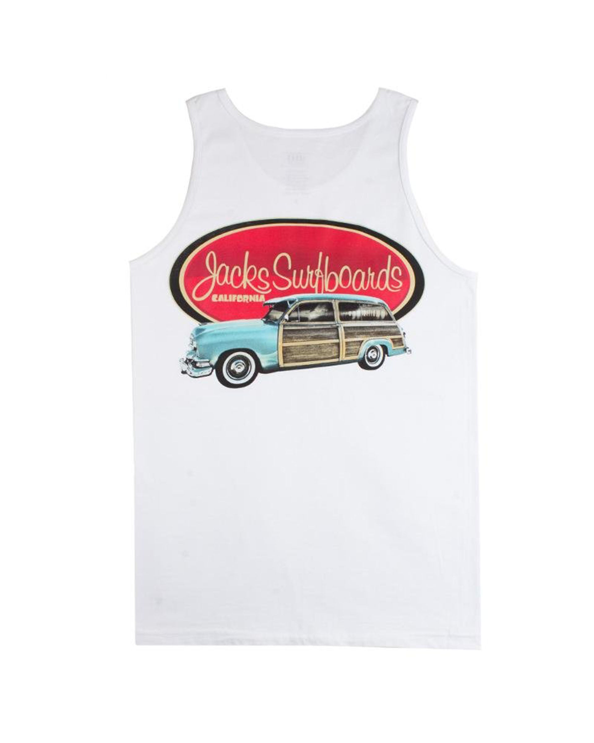 Novatradesstore Men's Country Squire Tank Top - White