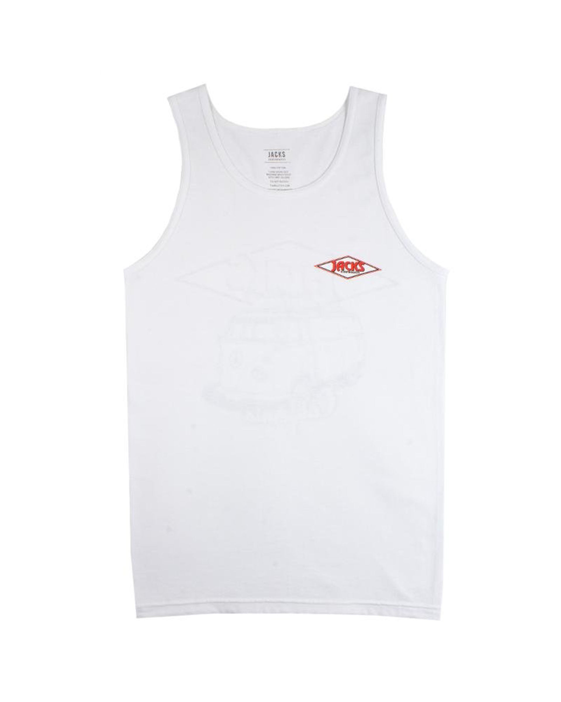 Novatradesstore Men's Country Squire Tank Top - White