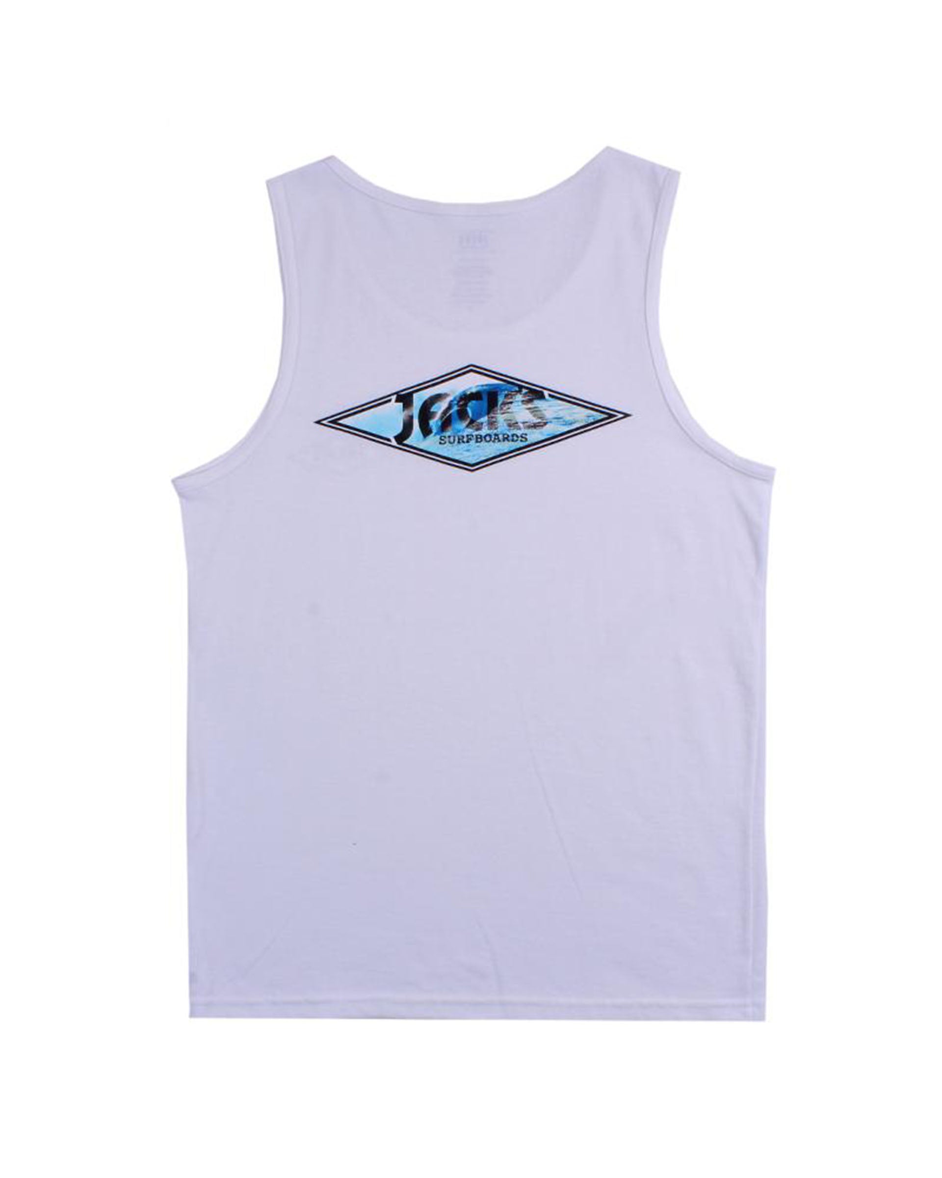 Jack's Surfboard Men's Crystal Wave Tank Top - White