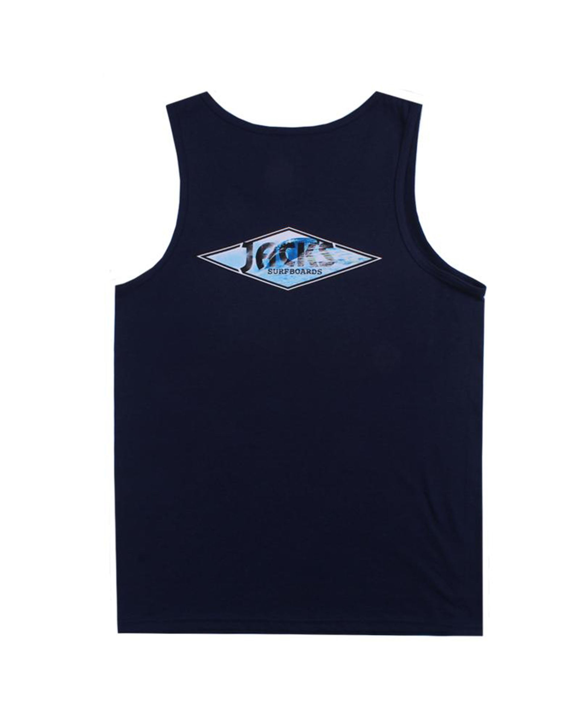 Crystal Wave Tank Top - Navy