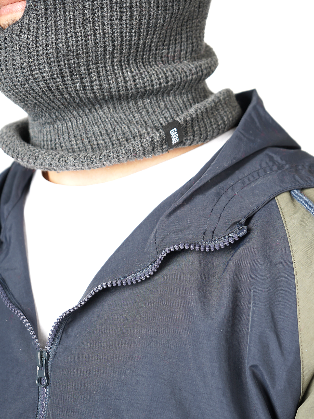 Garage Skateshop Ian Knitted Balaclava Ski Mask- grey