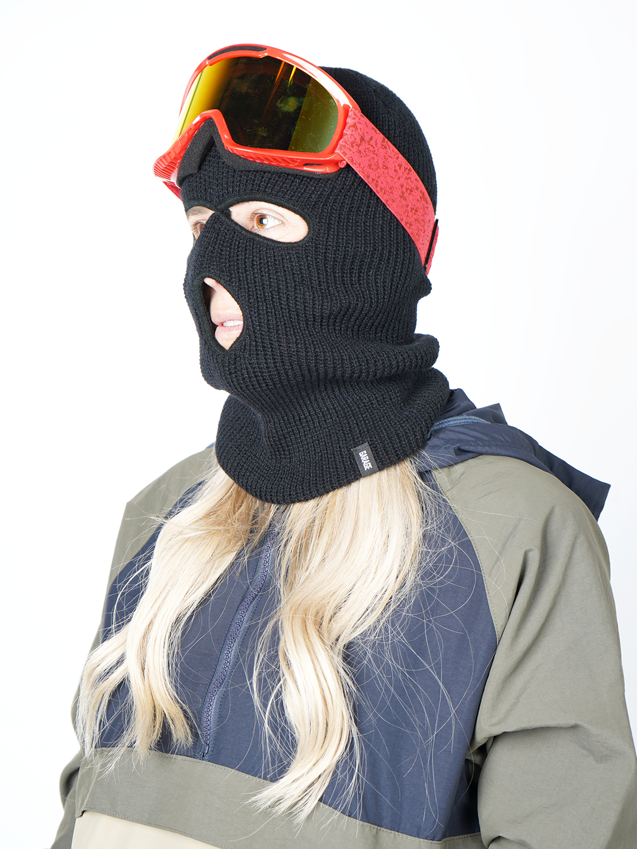 Garage Skateshop Ian Knitted Balaclava Ski Mask- Black