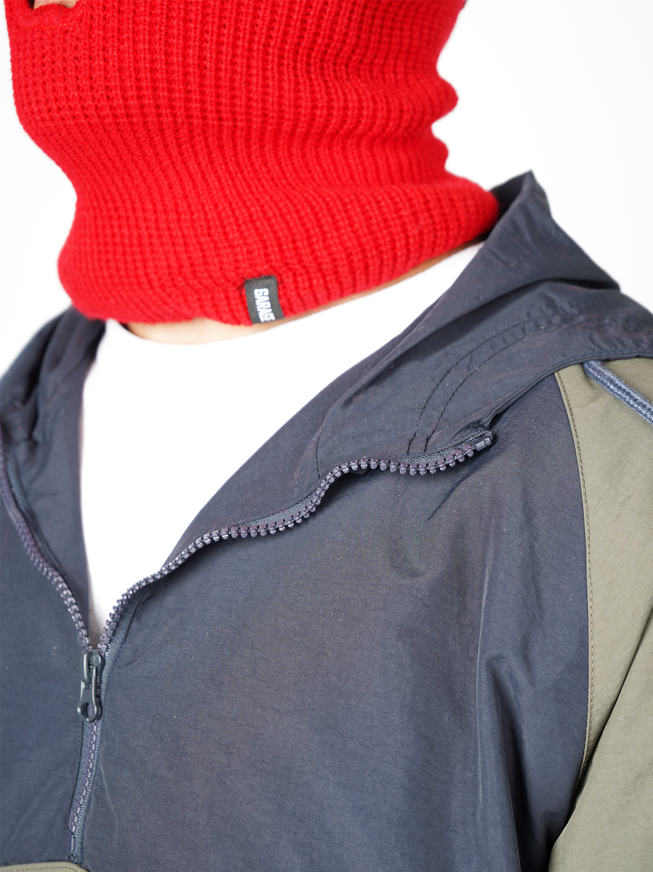 Garage Skateshop Ian Knitted Balaclava Ski Mask- Red