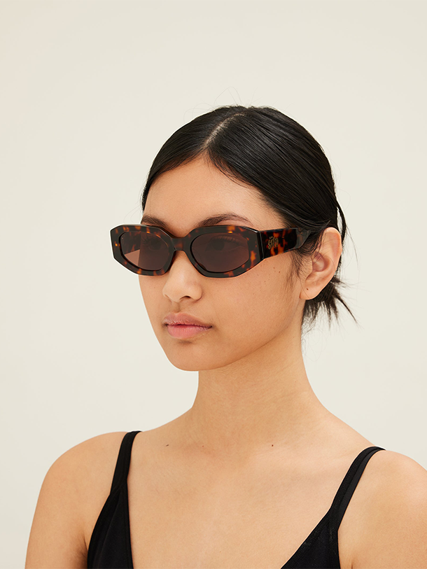 Sito Shades Unisex JUICY Sunglasses - Honey Tort / Brown Polar 