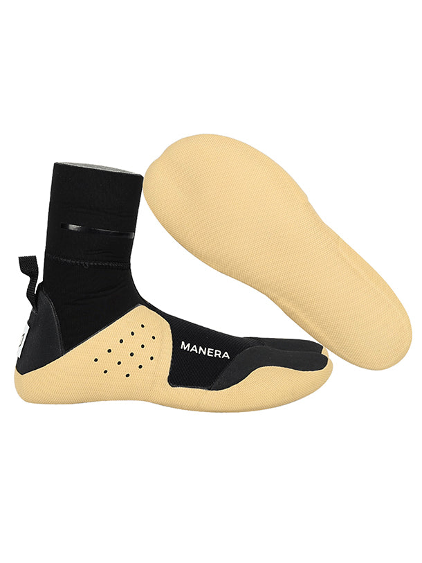Manera Magma 5mm Split Toe Booties - Black 