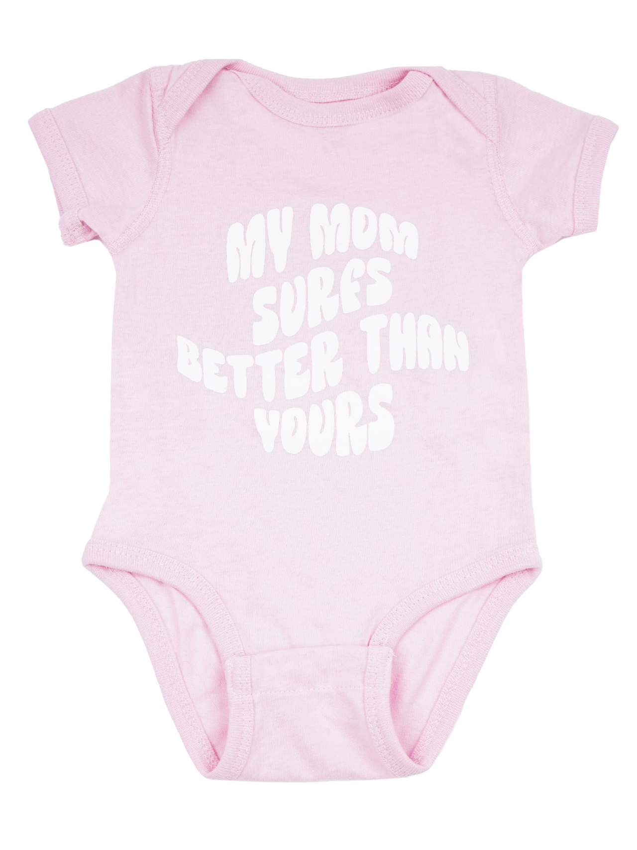 Jack's Infant (NB-12M) Mom Surfs Onesie - Pink 