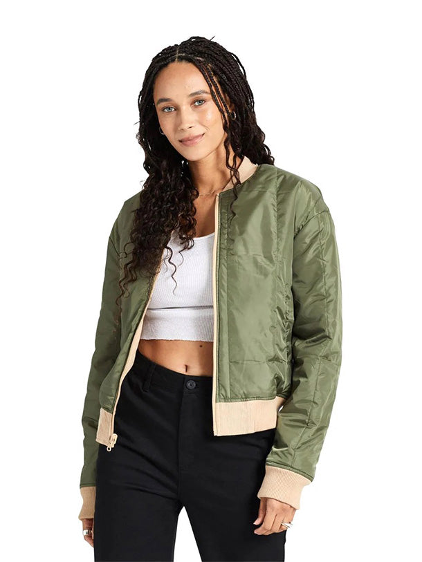 Brixton Women's Utopia Reversible Bomber Jacket
