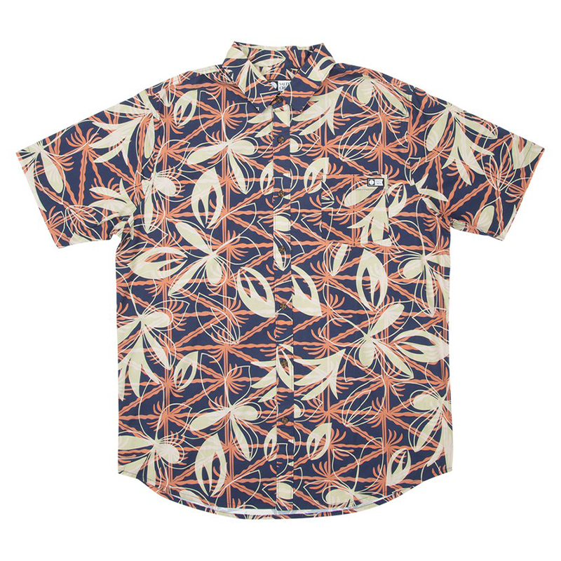 Boy's Salty Crew Layday S/S Woven Shirt in Navy