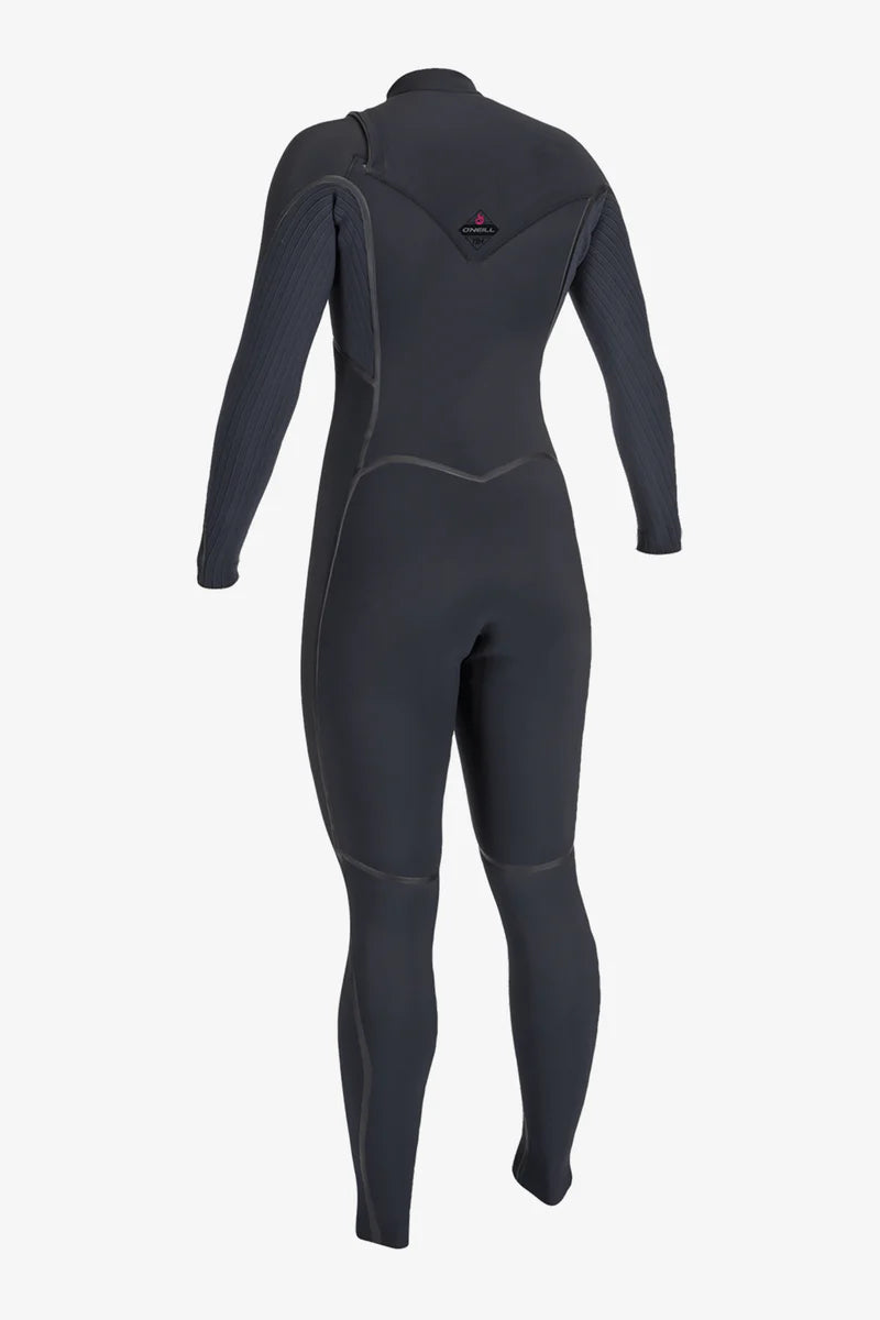 O`Neil Women`s Hyperfreak Fire 3/2MM+ Chest Zip Full Wetsuit