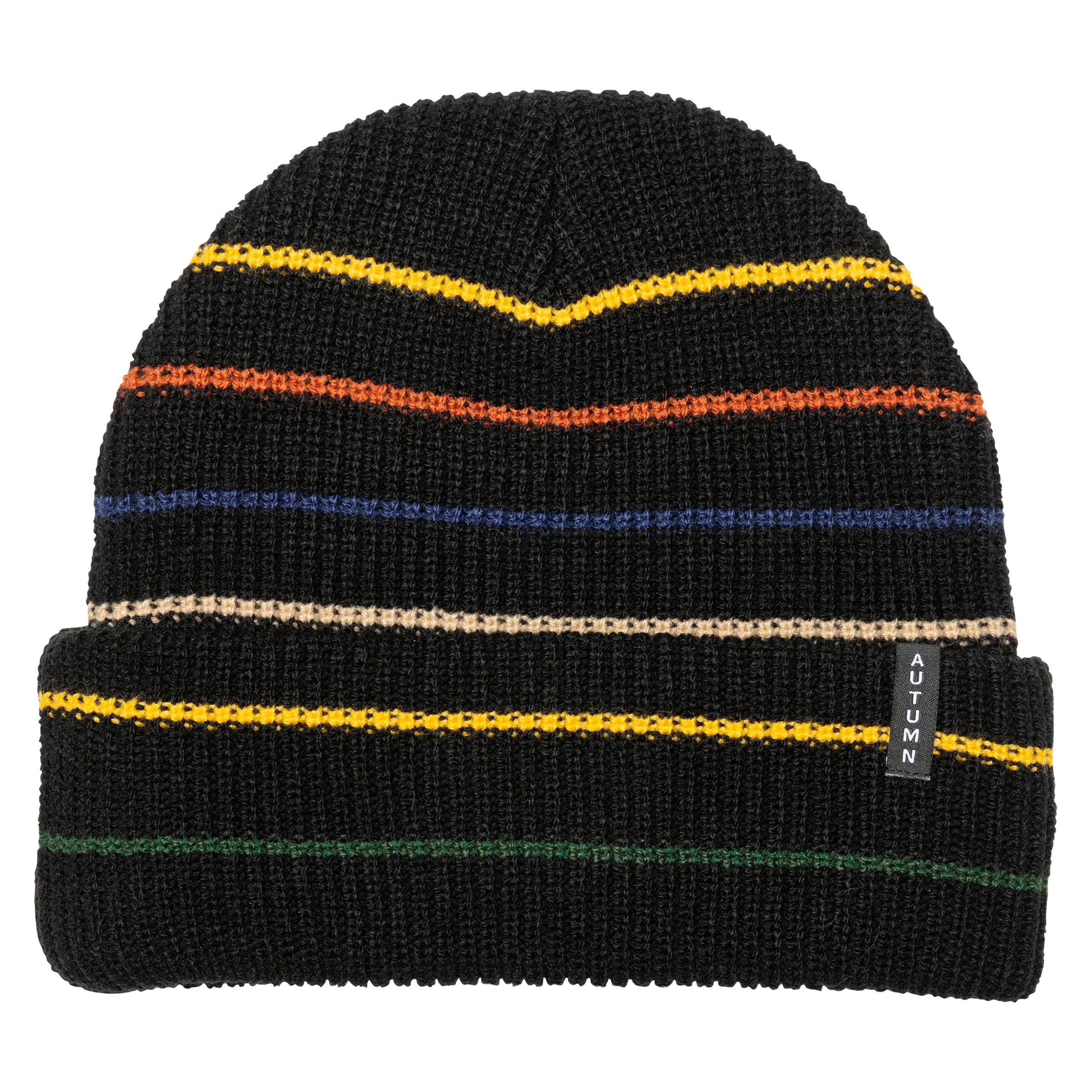 Autumn Multi Stripe Beanie '23 - Black