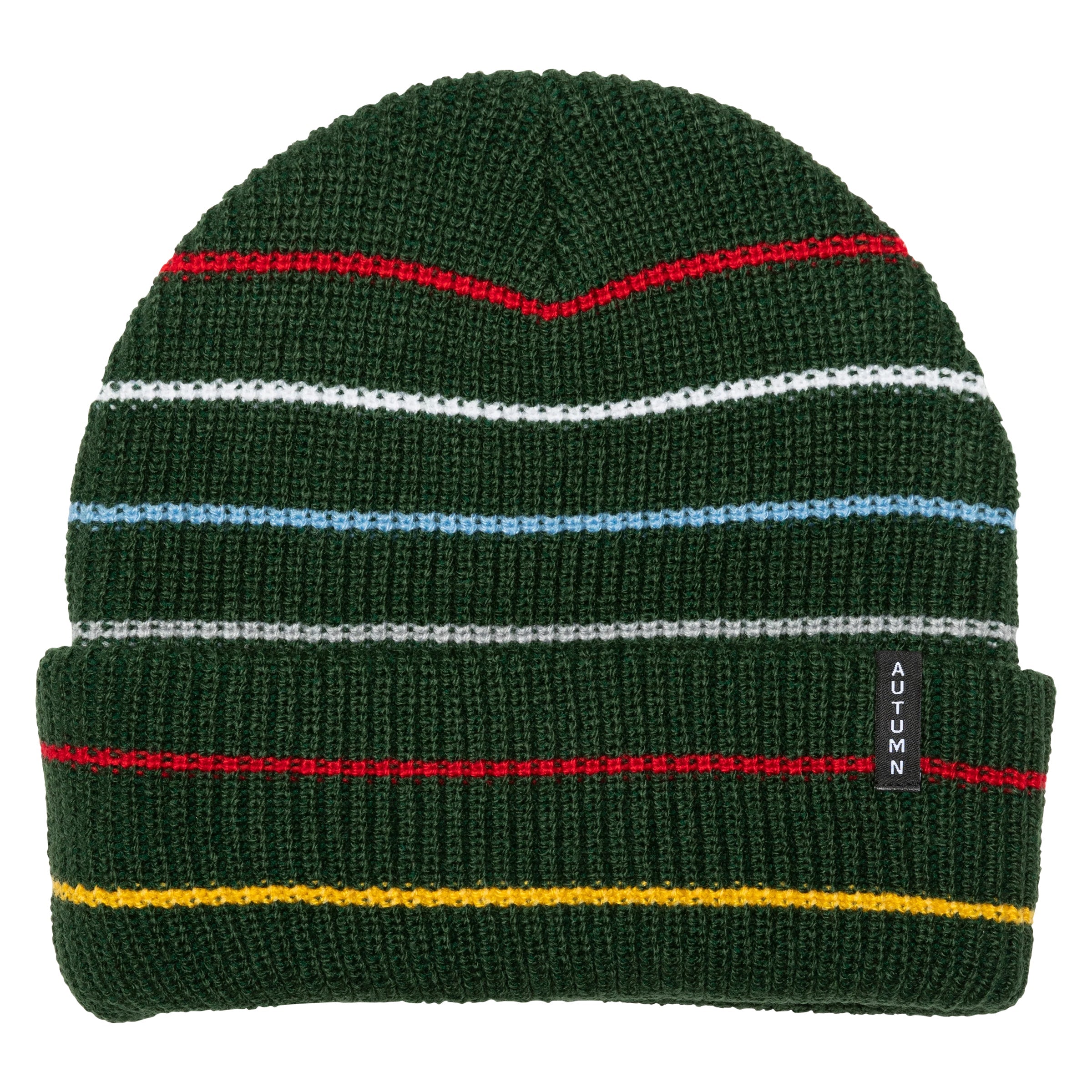 Autumn Multi Stripe Beanie '23 - Dark Green