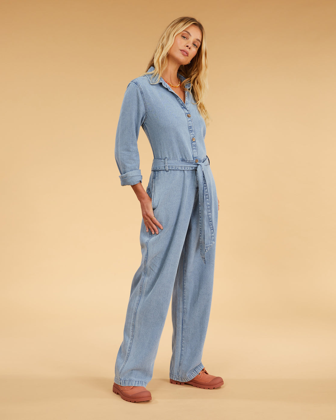 Women's Salty Blonde x Billabong Sunday Uniform Jumpsuit