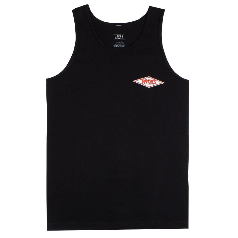 Novatradesstore Men's California Diamond Transport Tank Top - Black