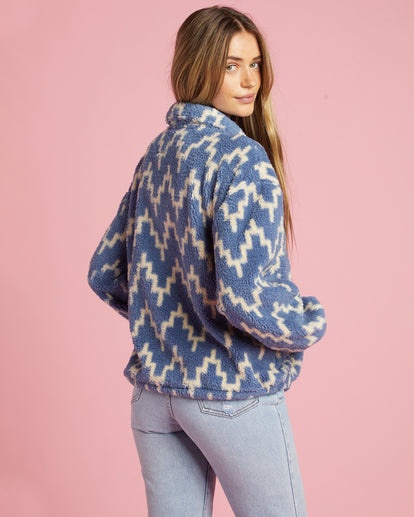 Billabong Women`s Time Off Half-Zip Fleece Pullover